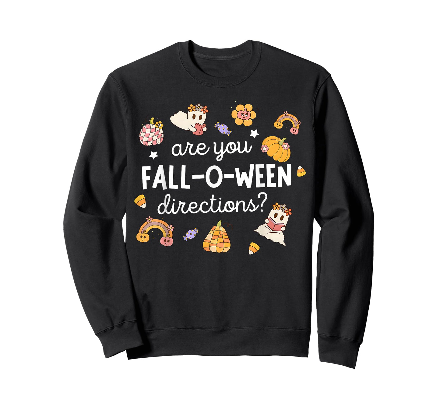 are You Fall O Ween Directions Halloween Teacher Ghosts T-Shirt