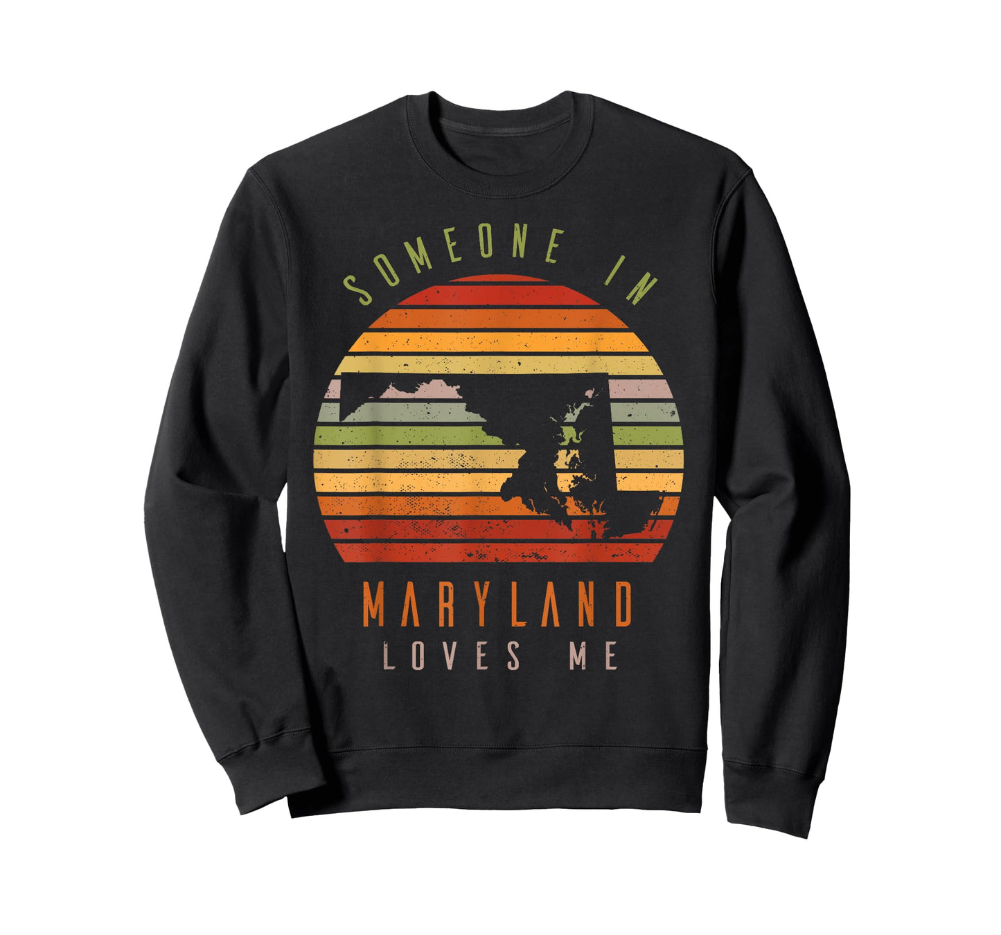 Someone In Maryland Loves Me Vintage State Retro T-Shirt
