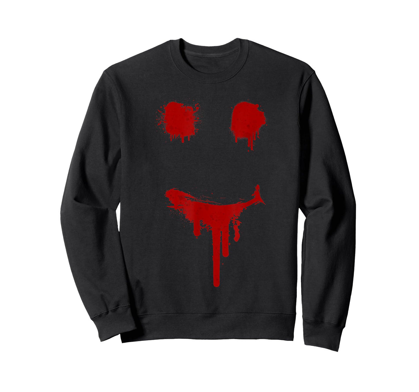 Bloody Halloween Costume I Blood Splatter Smile T-Shirt