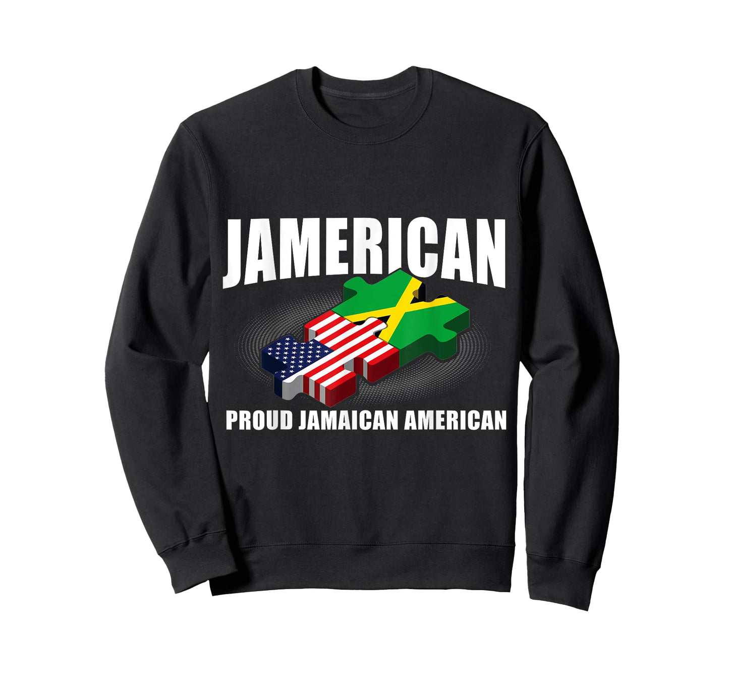 Jamerican proud Jamaican American Flag USA Flag Jamaica T-Shirt for Women Kids Men