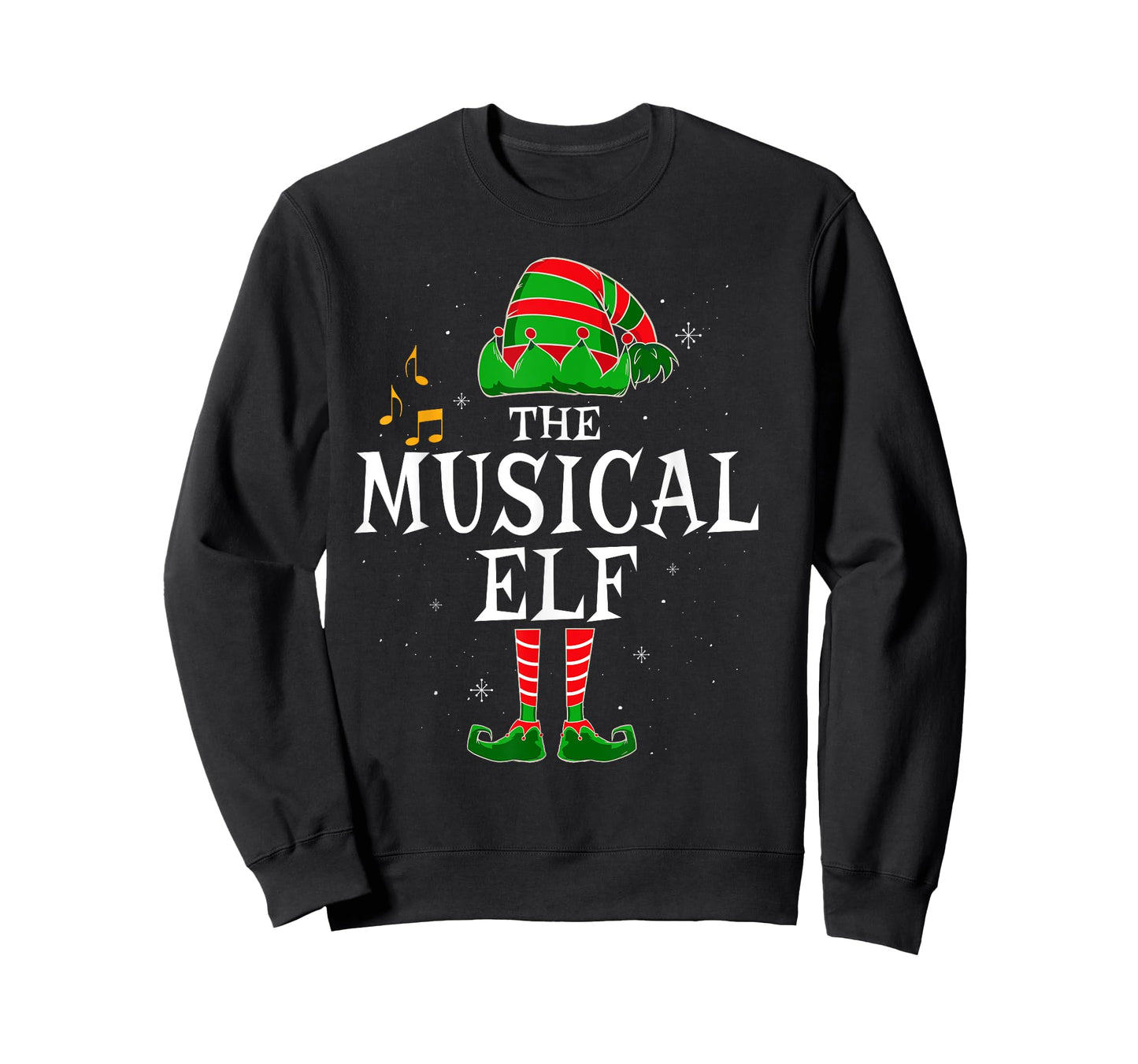 The Musical Elf Group Matching Family Christmas Music Funny T-Shirt