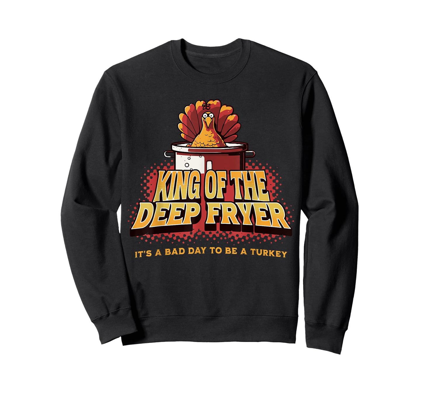 Fried Turkey Thanksgiving Day Christmas Men Grill and BBQ T-Shirt
