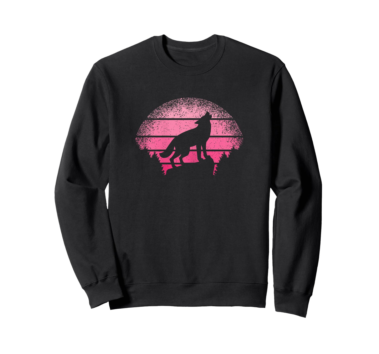 Wolf Wildlife Animal Wilderness Cute Retro Wolf Girls Women T-Shirt