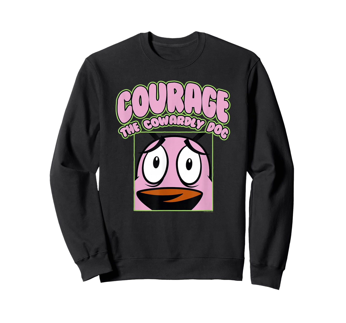 Courage the Cowardly Dog Close Up Courage Cartoon T-Shirt