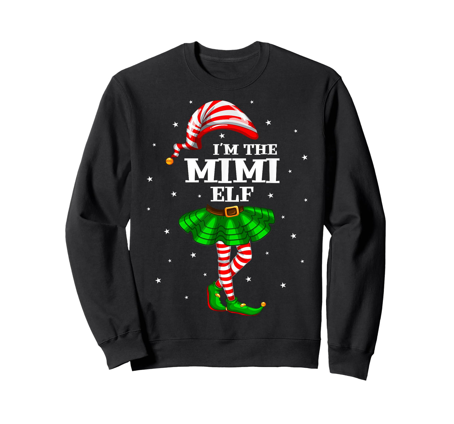 Matching Family Group I'm The Mimi Elf Christmas T-Shirt