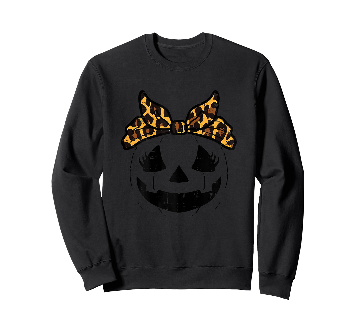 Halloween Pumpkin Face Cute Costume Girls Kids Toddler Youth T-Shirt