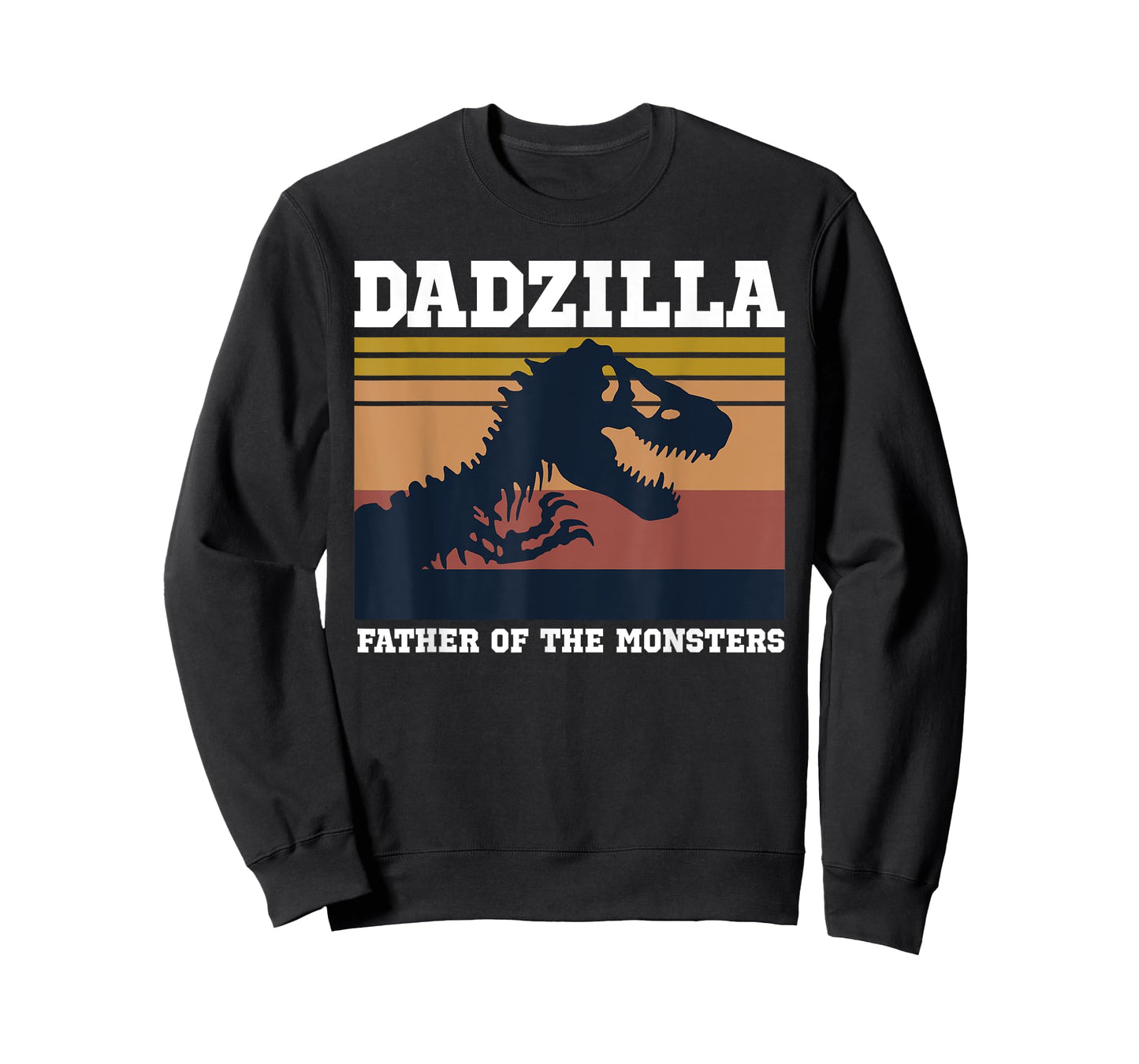 Dadzilla Father Of The Monsters Retro Vintage T-Shirt