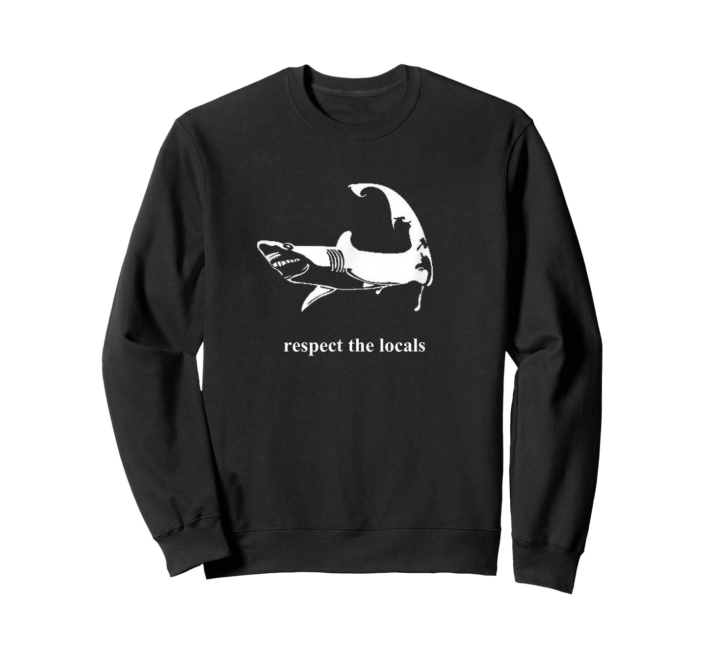 Cape Cod Shark Respect The Locals T-Shirt T-Shirt