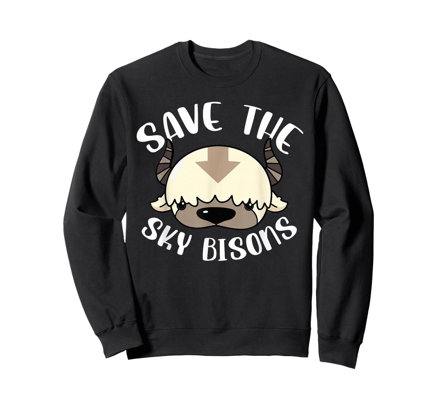 Save The Sky Bisons Funny Bison Anime Kawaii T-Shirt