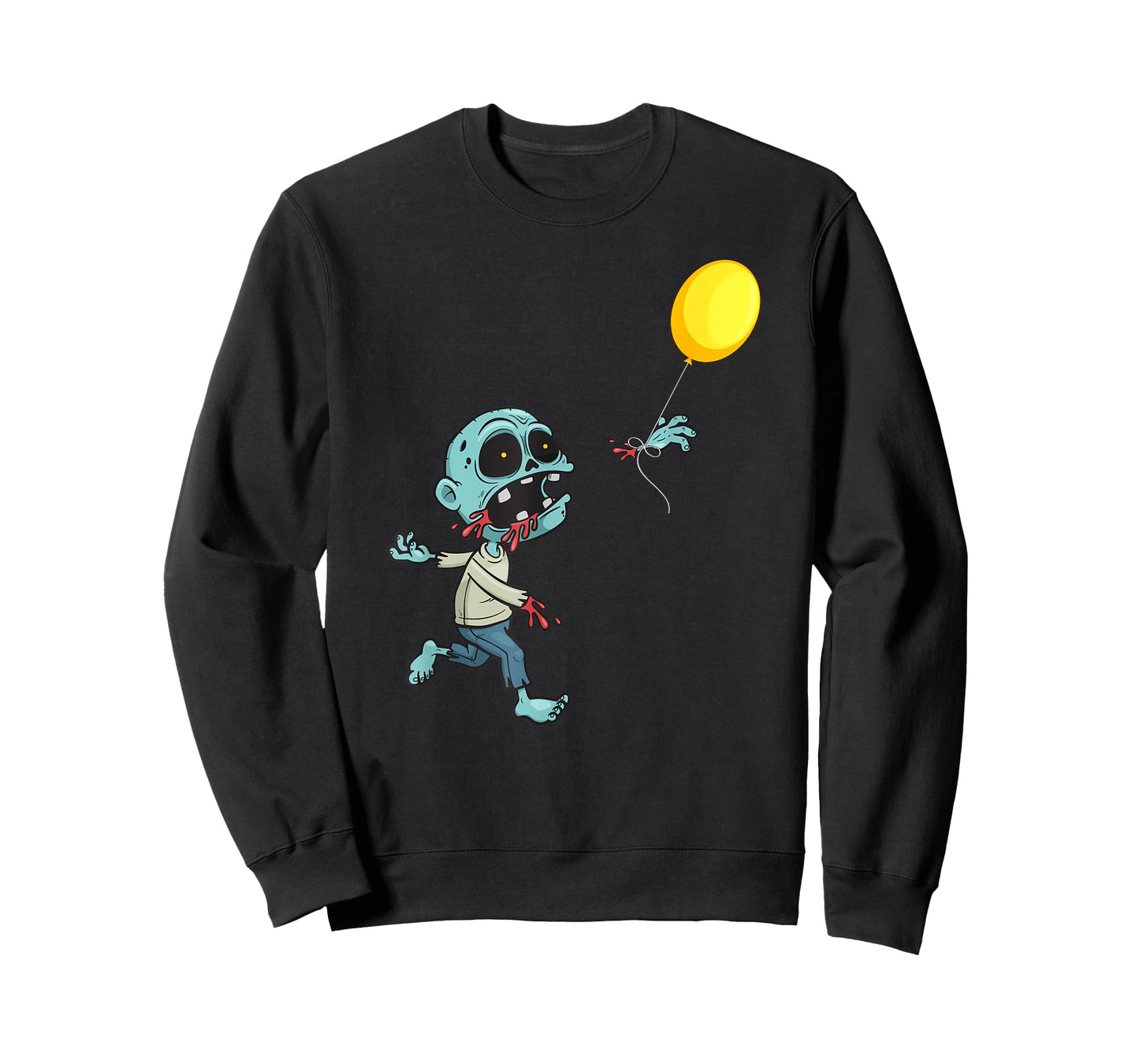 Zombie Birthday Balloon - Funny Cute Zombie Kids & Boys T-Shirt Small