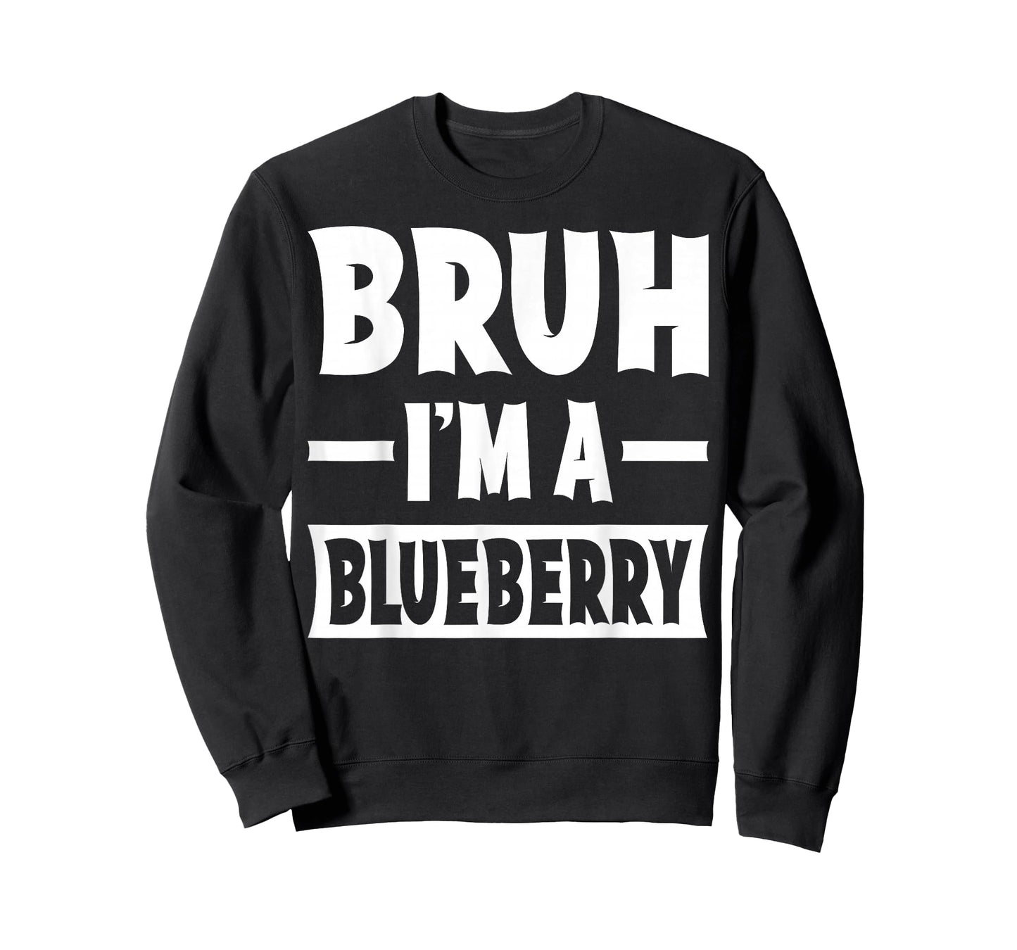 Bruh I'm A Blueberry Funny Lazy Halloween Costume Party T-Shirt