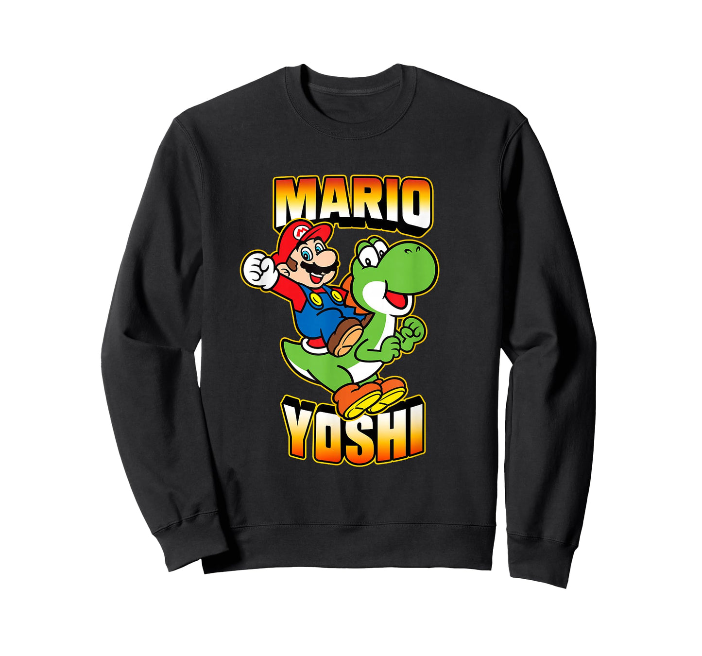 Super Mario Bros Yoshi & Mario Ready For Action T-Shirt