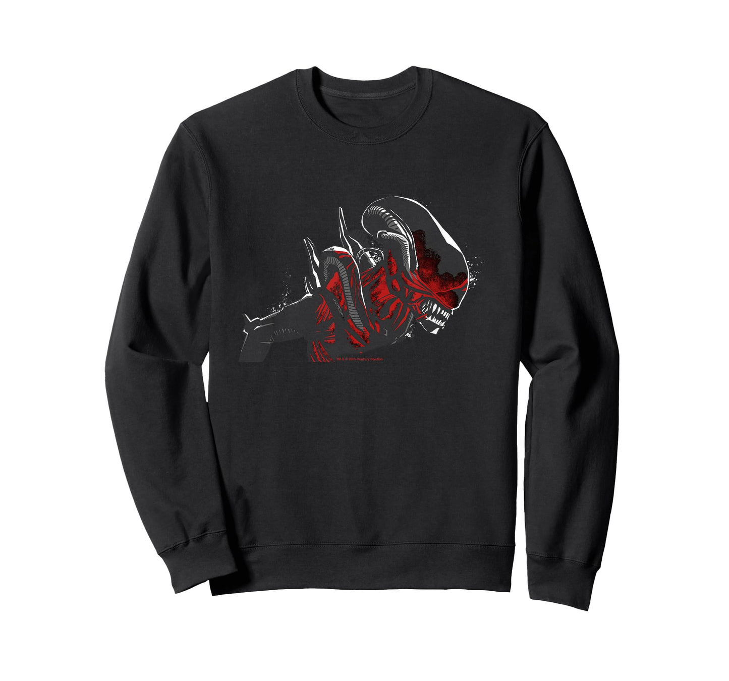 Alien: Romulus Xenomorph Red Distressed Glow T-Shirt