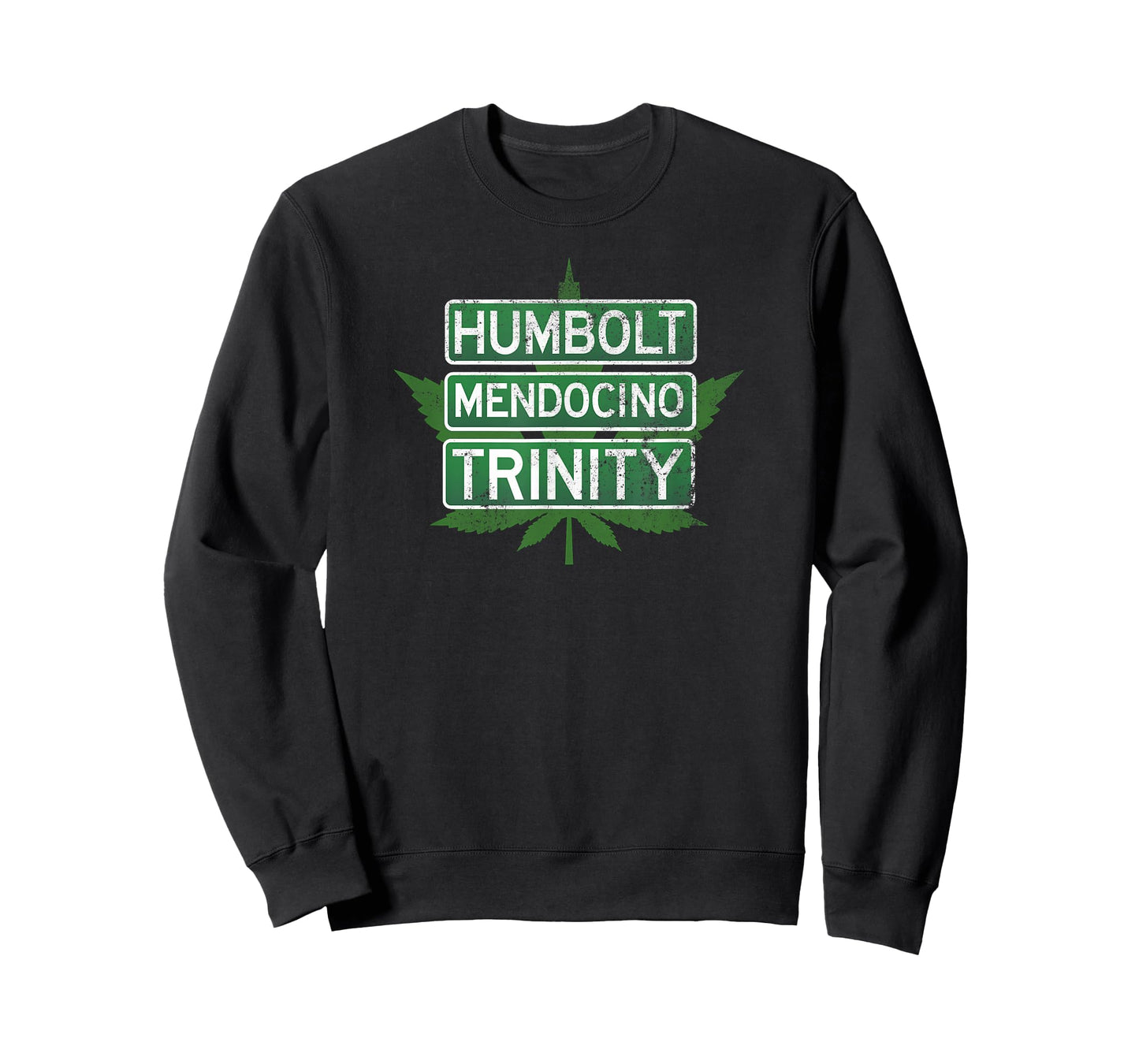 Humbolt Mendocino Trinity T-Shirt | Distressed Style T-Shirt T-Shirt