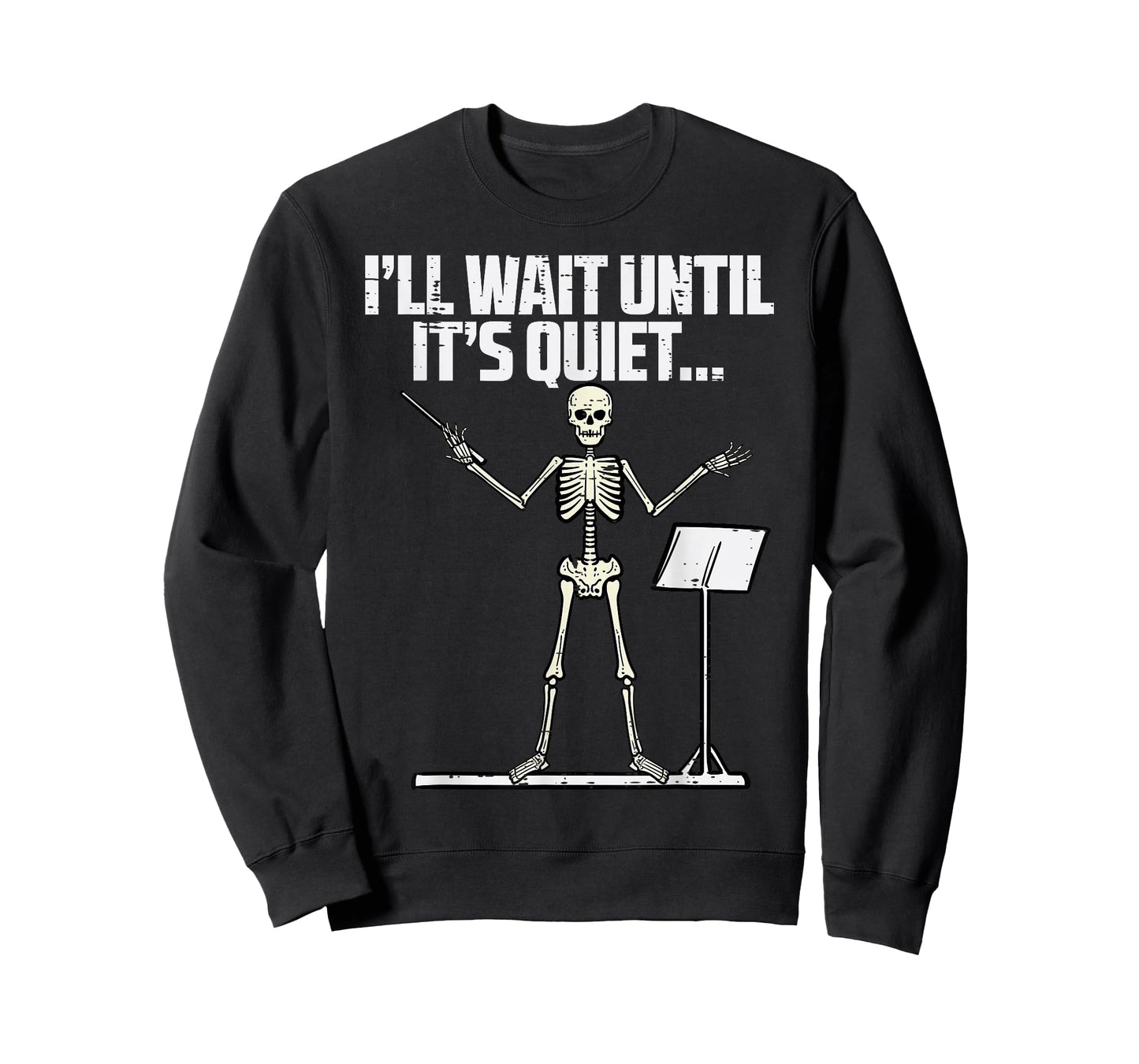 Halloween Music Conductor Wait Until Quiet Costume Men Women T-Shirt
