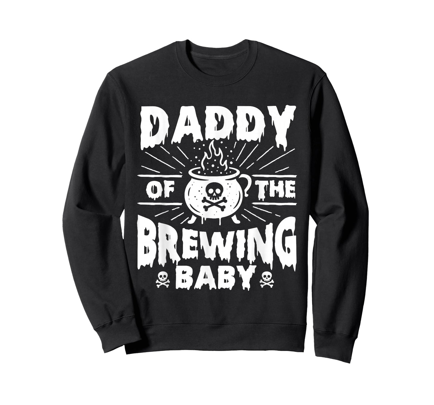 Daddy of The Brewing Baby - Halloween Pregnancy Announcement T-Shirt