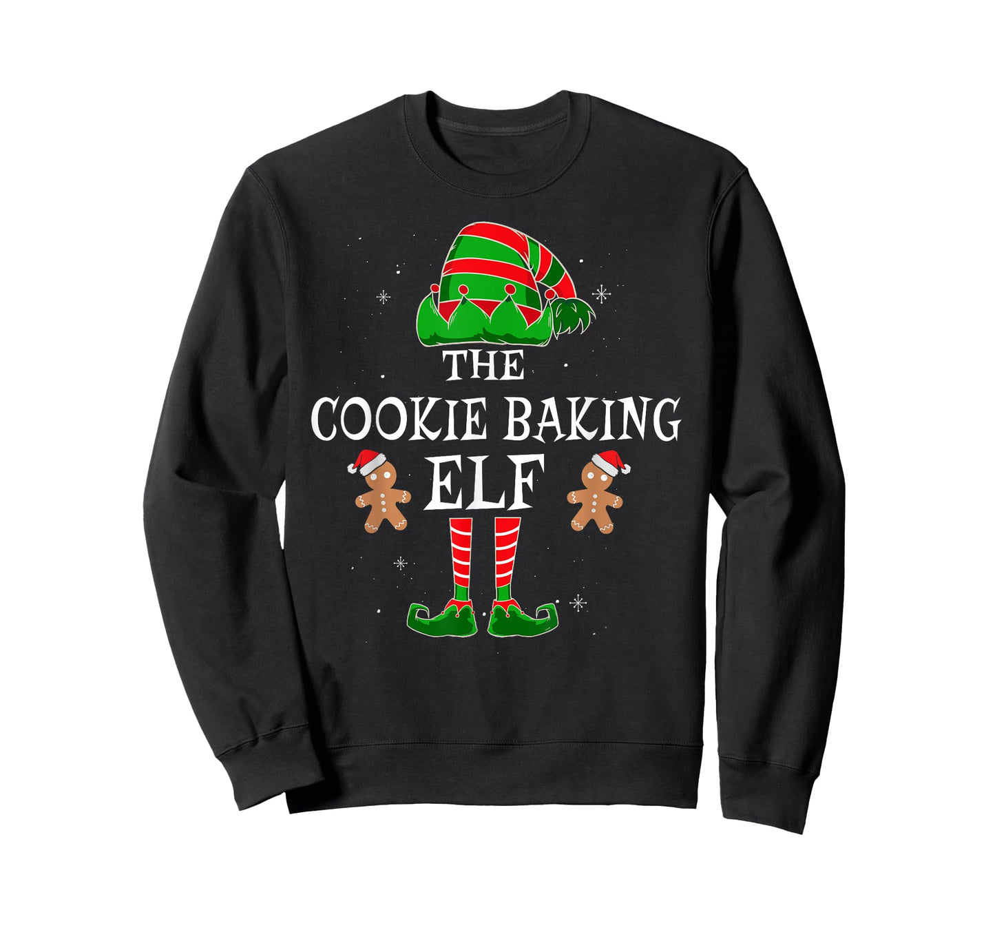 The Cookie Baking Elf Group Matching Family Christmas Funny T-Shirt