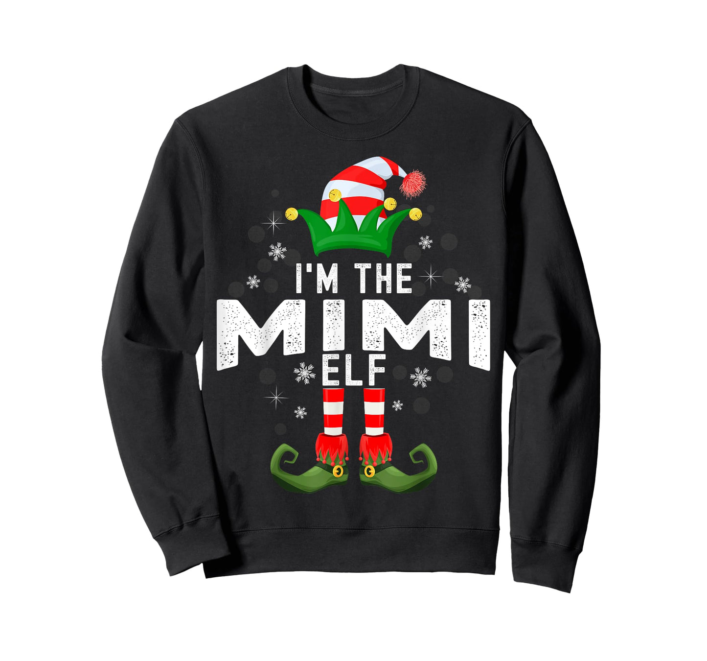 I'm The Mimi Elf Christmas Family PJS Costume T-Shirt