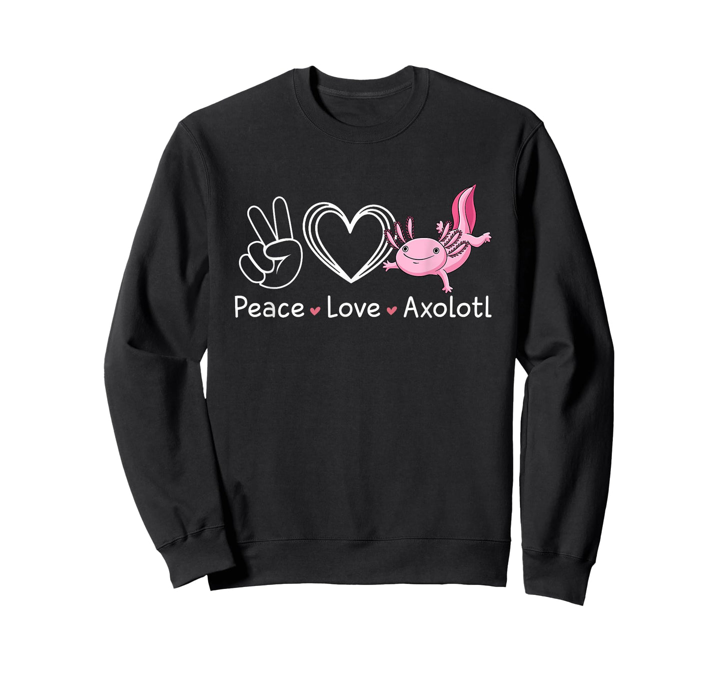 Peace Love Axolotl Pajamas Girls Retro Axolotl Lover Axolotl T-Shirt