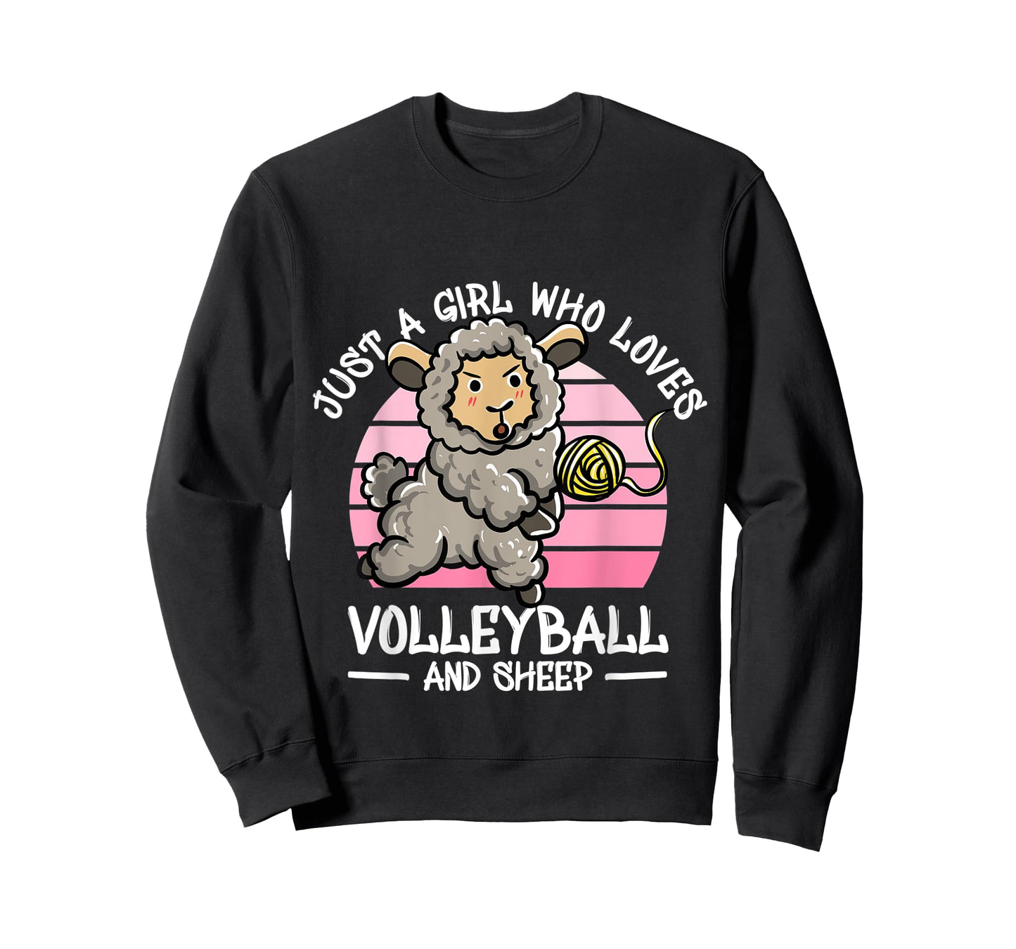 Just a girl who loves volleyball and sheep gifts T-Shirt