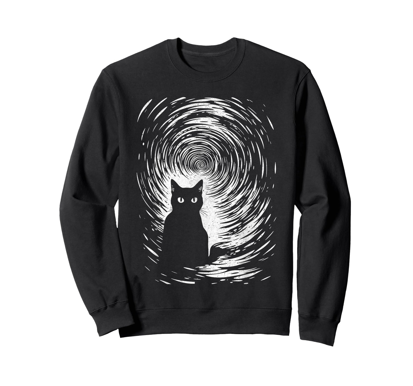 Hypno Cat Horror Halloween Costume Cat Lover Men Women T-Shirt