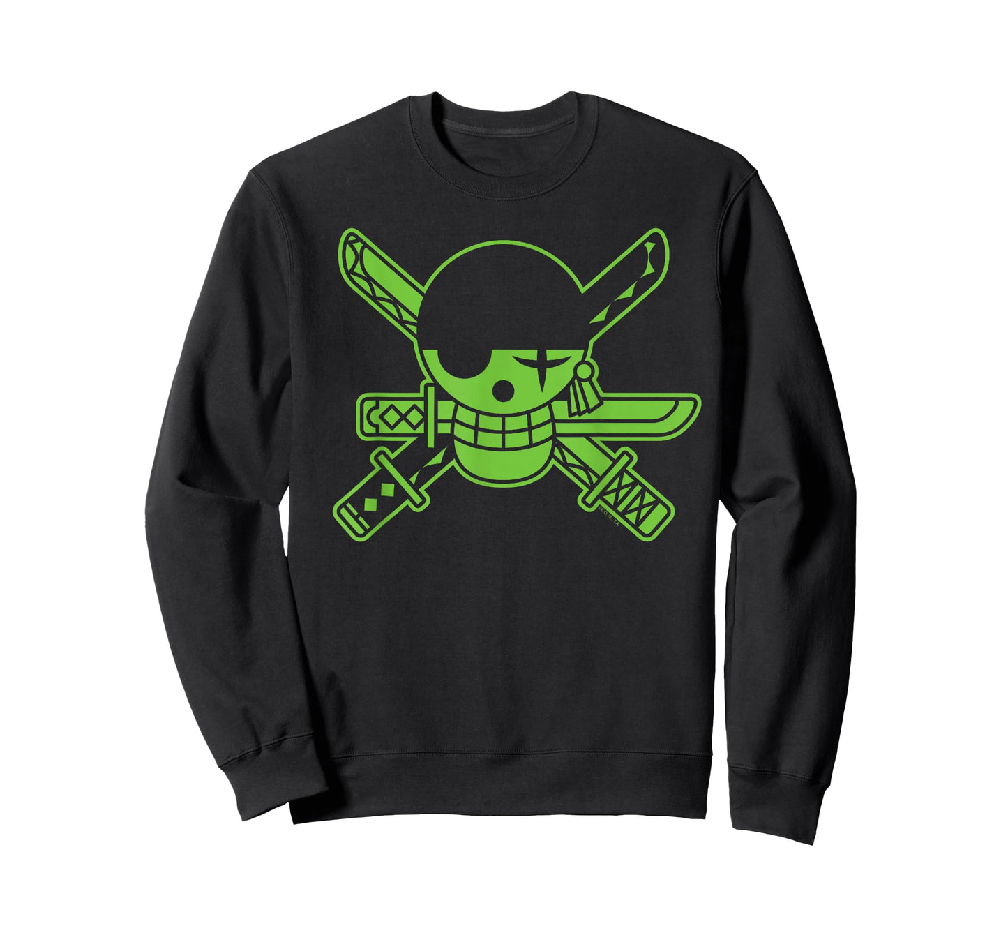 One Piece Anime Green Roronoa Zoro Jolly Roger T-Shirt