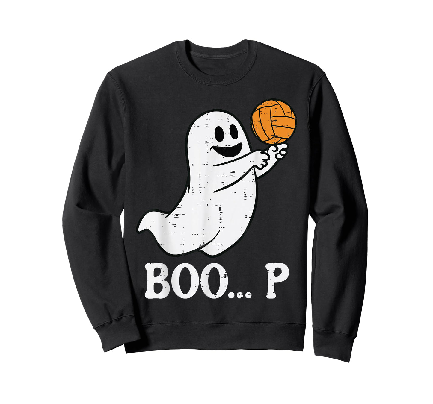 Halloween Ghost Volleyball Boo Costume Sports Women Men Kids T-Shirt