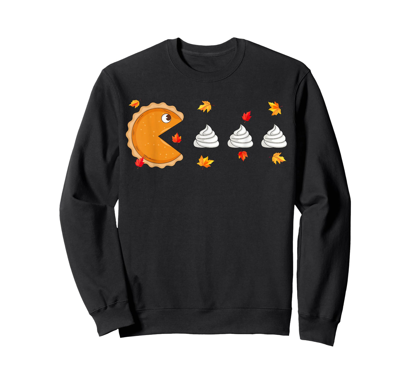 Pumpkin Pie Eating Creams Thanksgiving Food Lover Kids T-Shirt