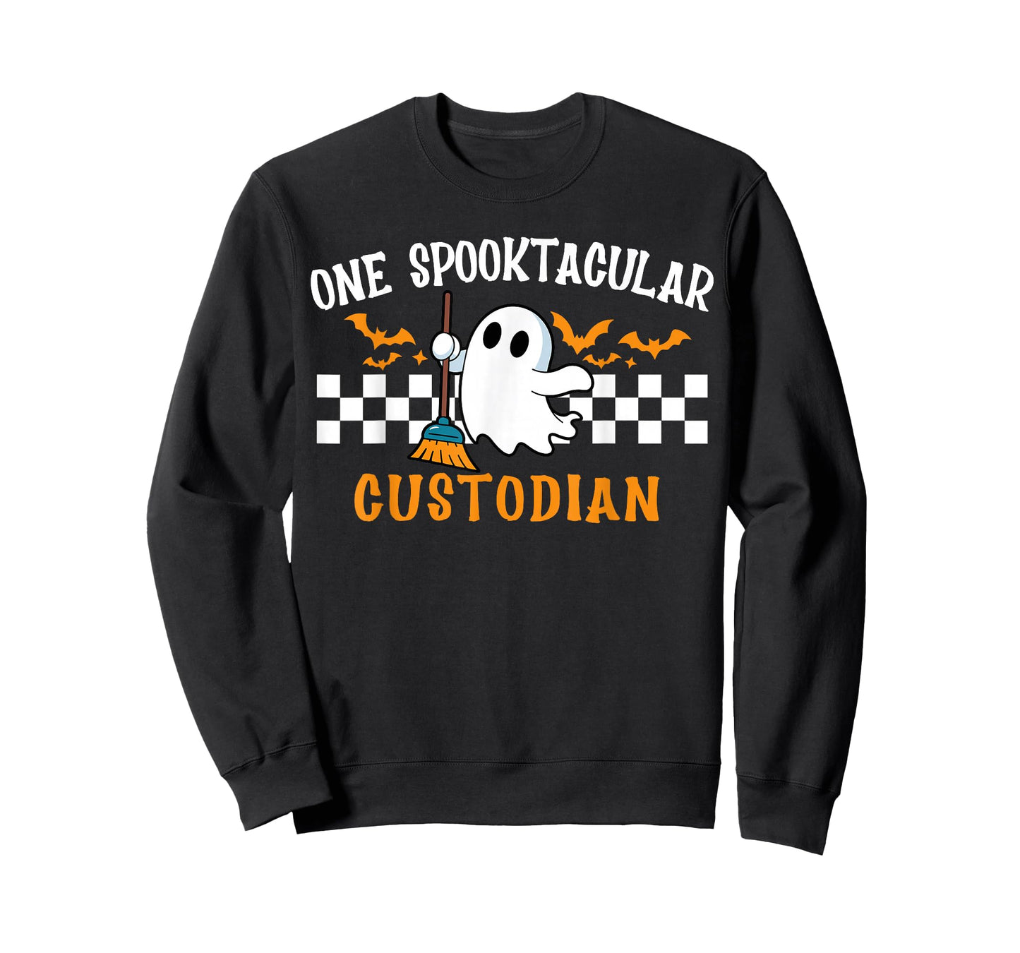 Spooktacular Custodian School Janitor Custodian Halloween T-Shirt