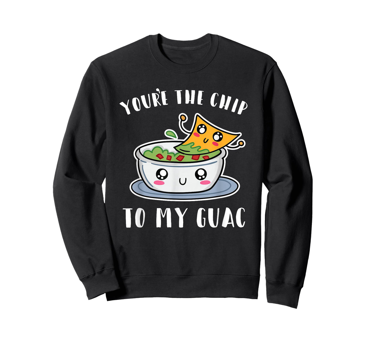 Chips and Guac Gift Funny Avocado Guacamole T-Shirt