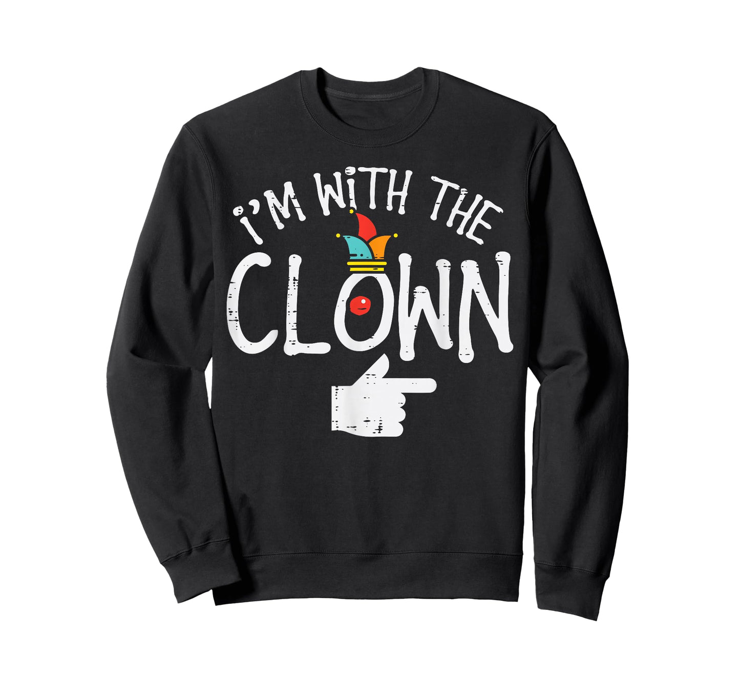 Im With The Clown Matching Halloween Couples Him And Her T-Shirt