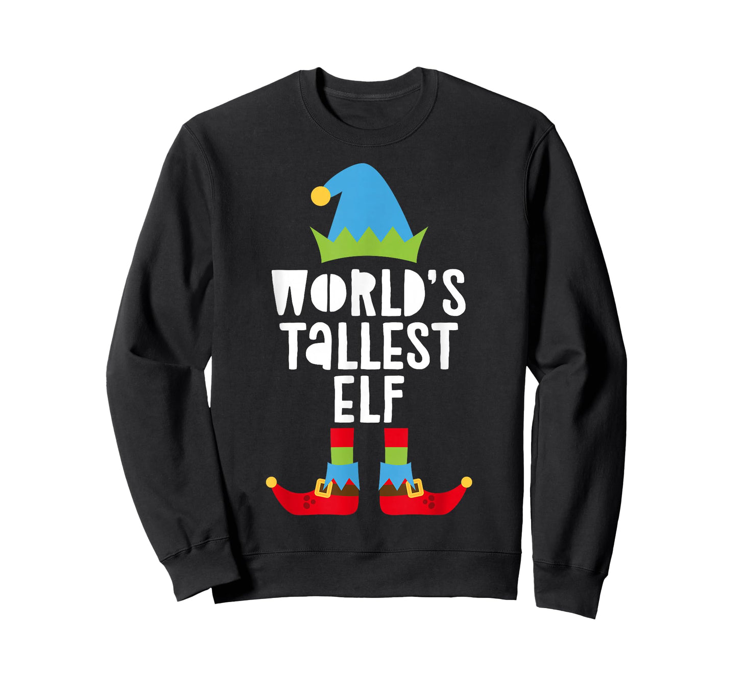 World's Tallest Elf Shirt Men Matching Christmas Elf Pajamas T-Shirt