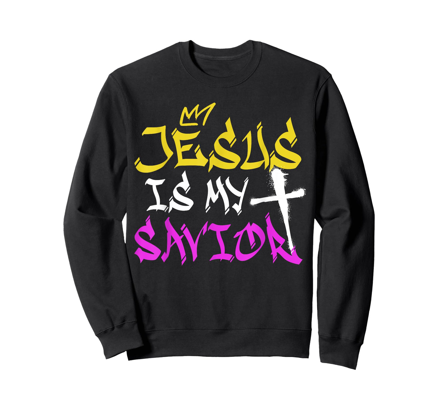 Jesus Is My Savior Graffiti Spray Street Art Drawing Artist T-Shirt