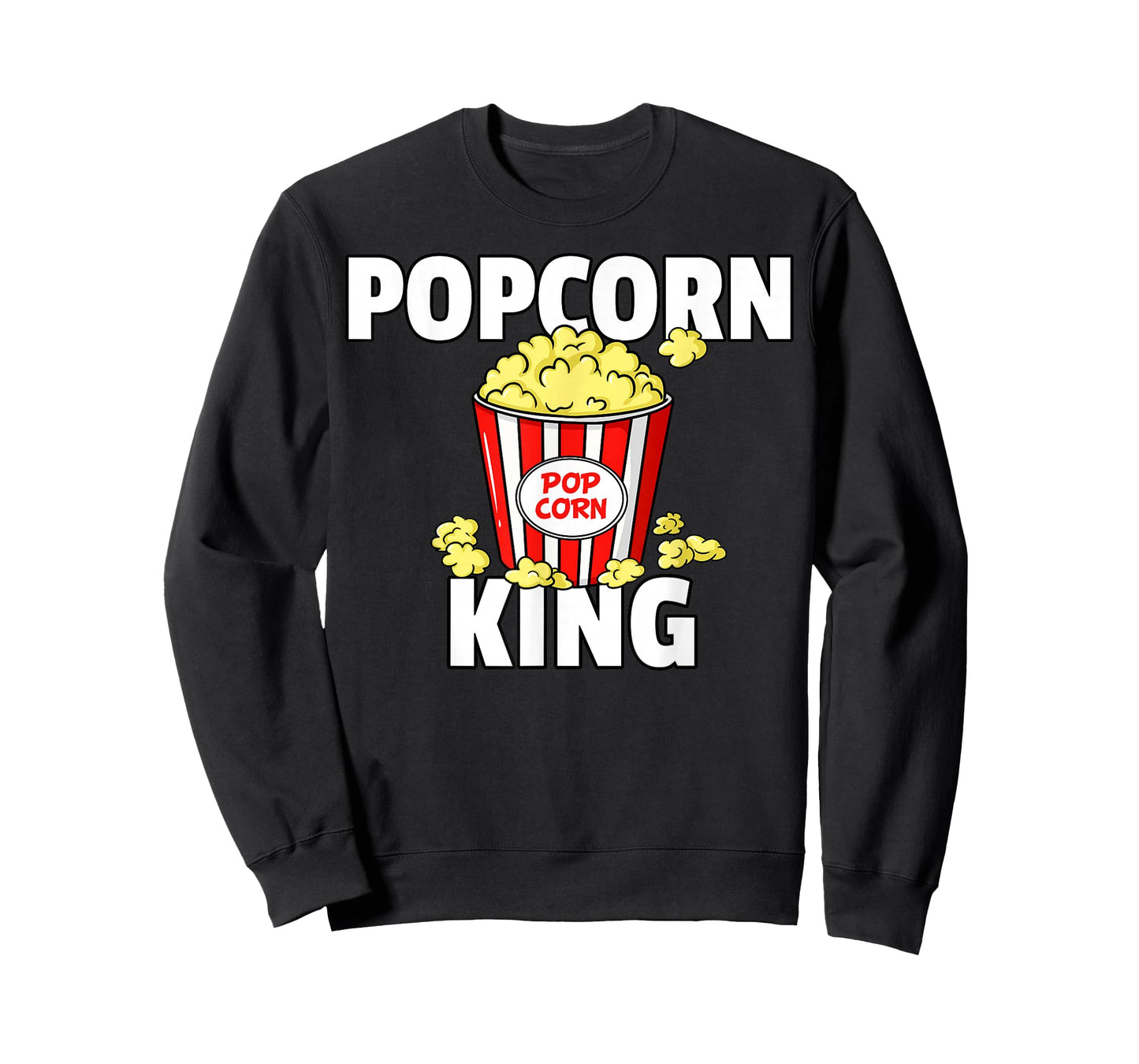 Popcorn King Cinema Movie Snack T-Shirt