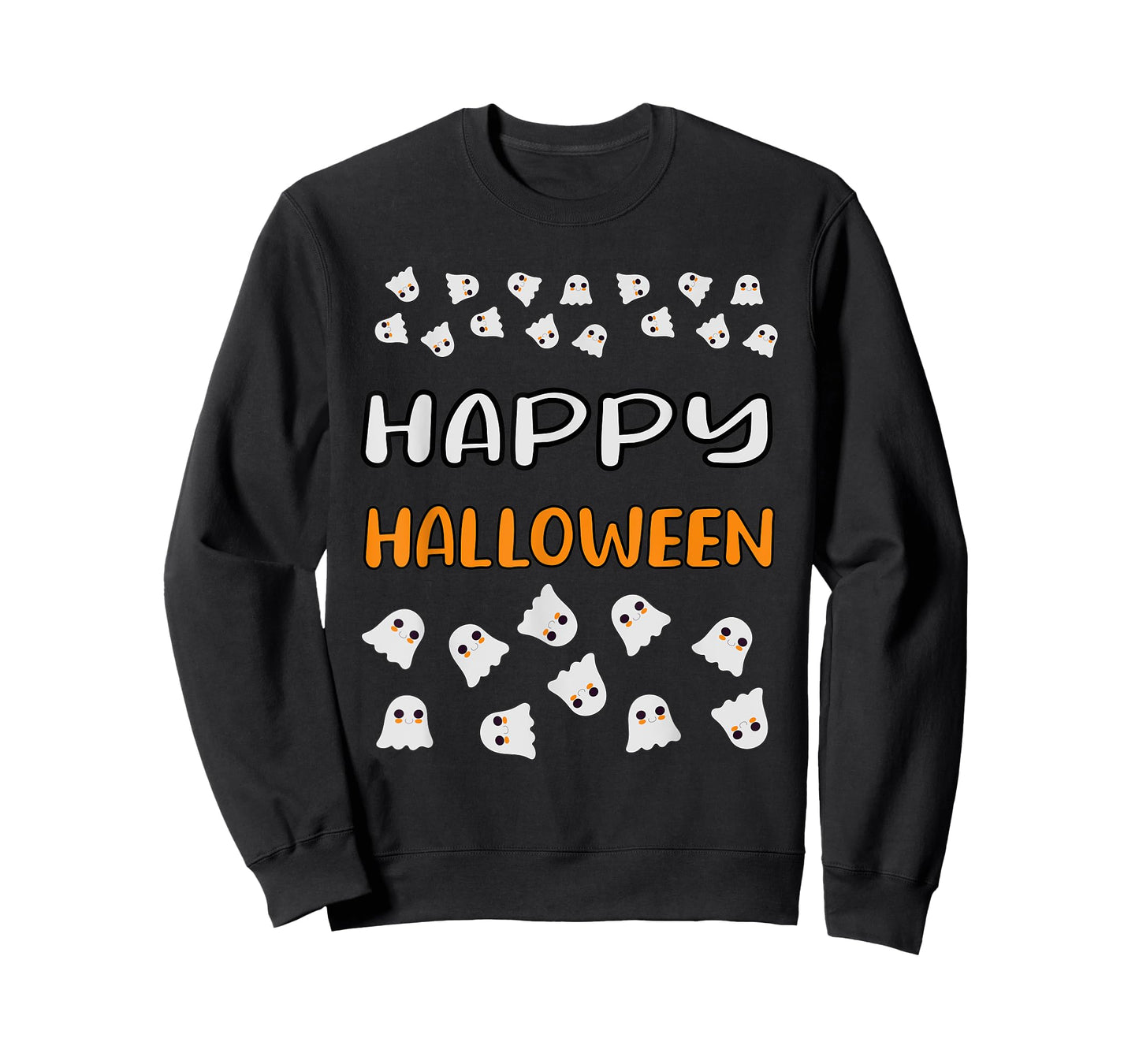 Happy Halloween Funny Halloween Ghost Cute for Women T-Shirt