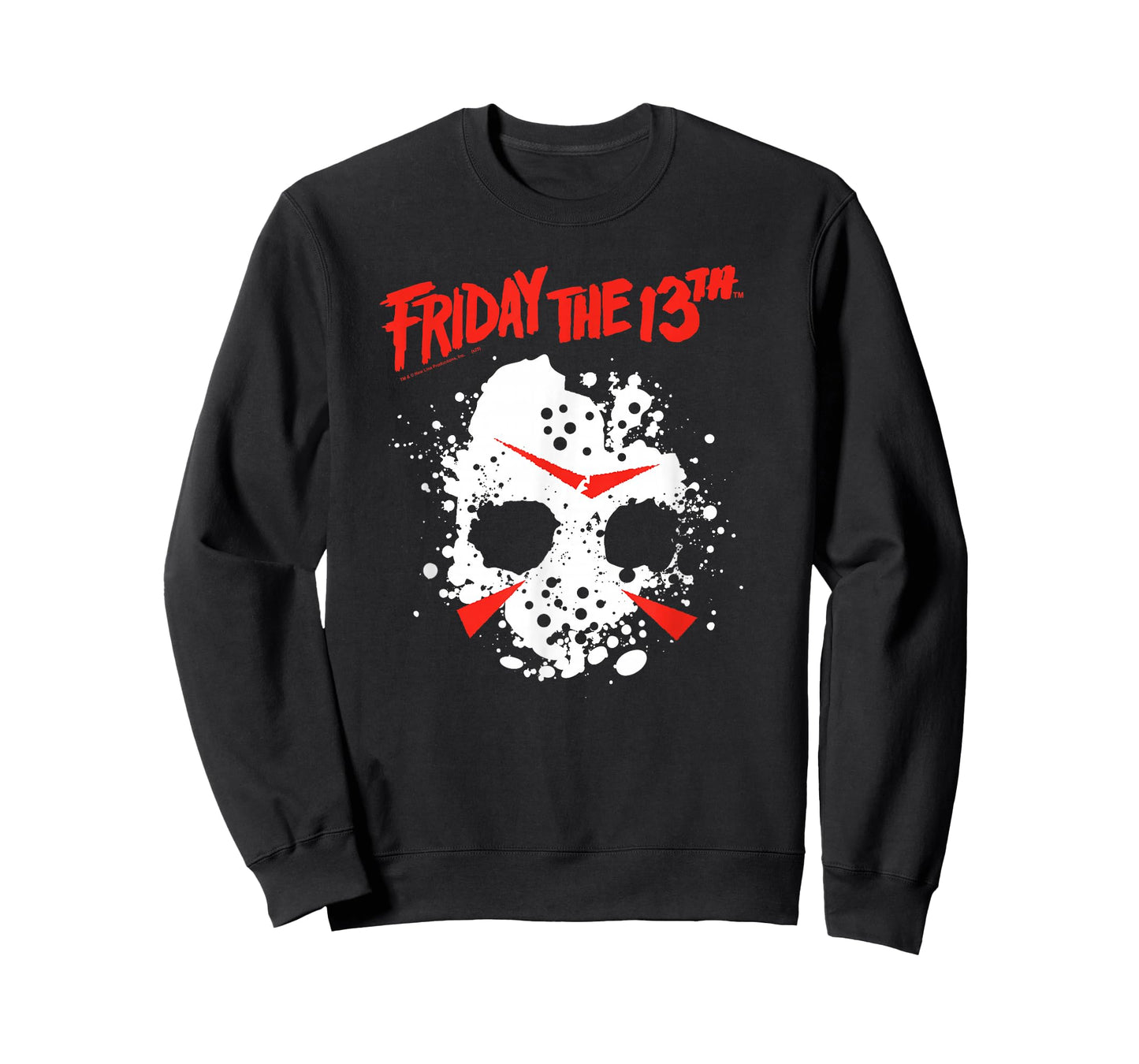 Friday The 13th Abstract Mask with Logo Retro Horror Movie T-Shirt