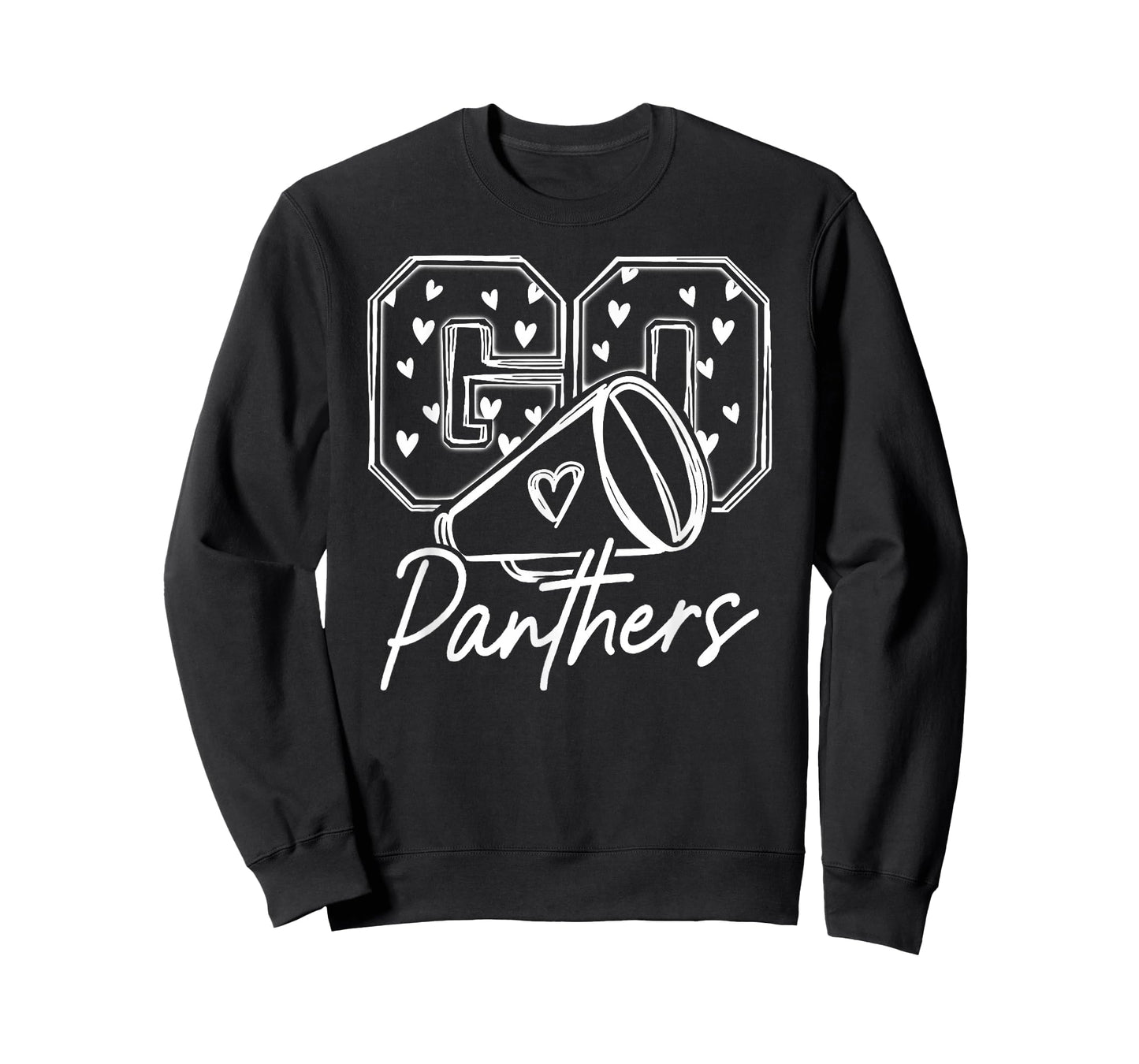 Go Cheer Panthers High School Spirit Team Back to School T-Shirt