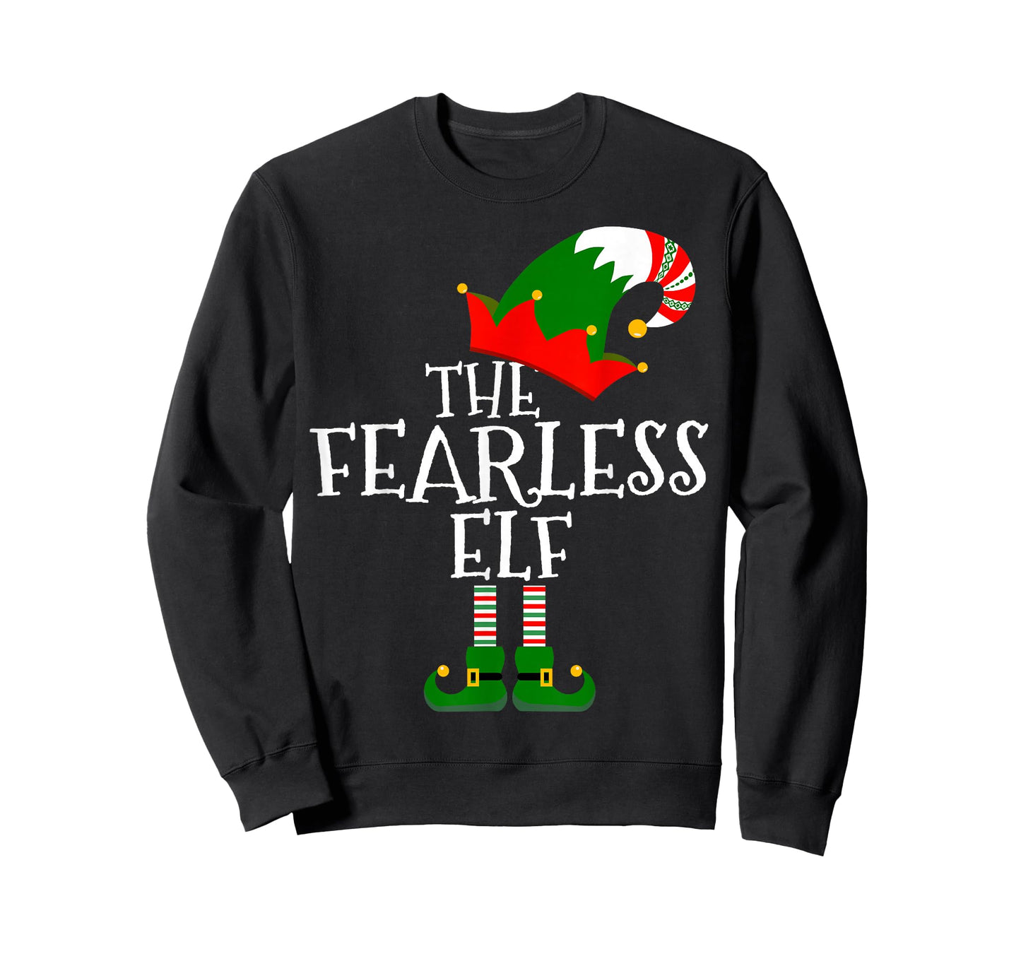 Funny The Fearless Elf Matching Family Group Gift Christmas T-Shirt