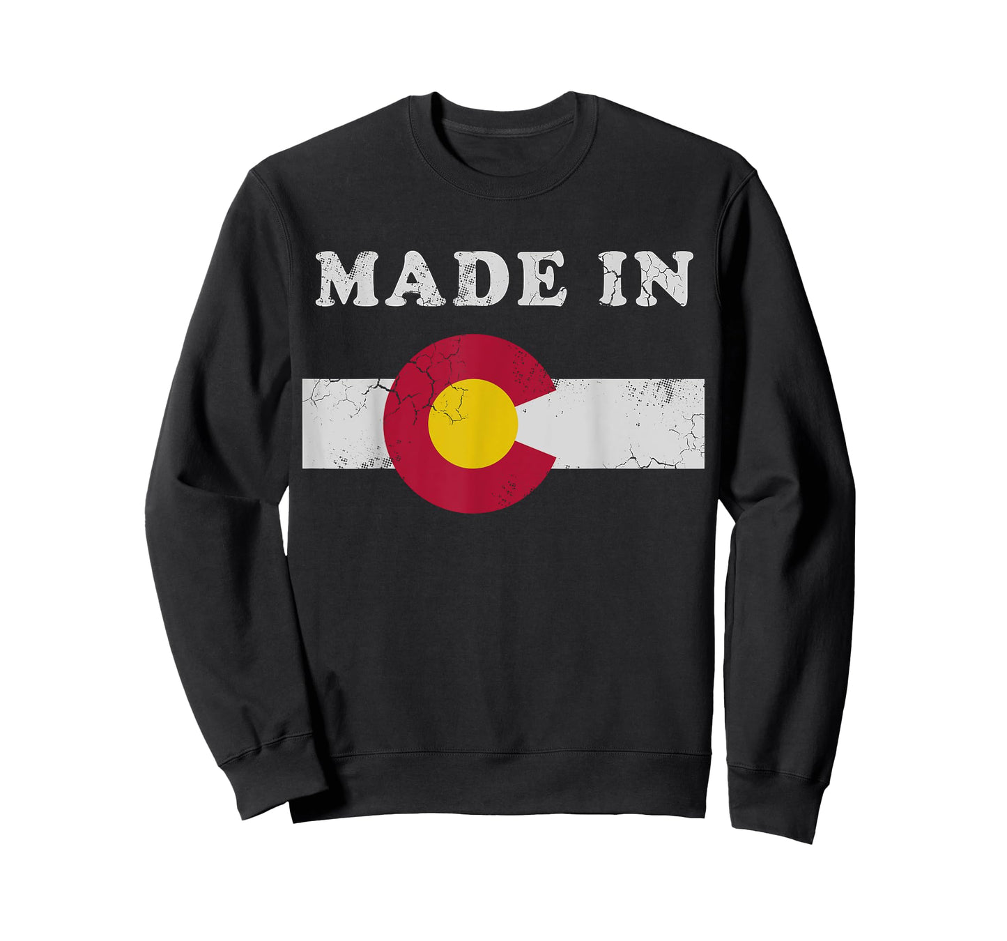 Made In Colorado Retro Flag Gift T-Shirt