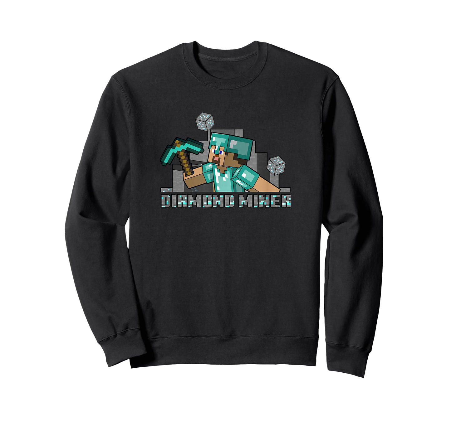 Minecraft Steve Diamond Miner T-Shirt
