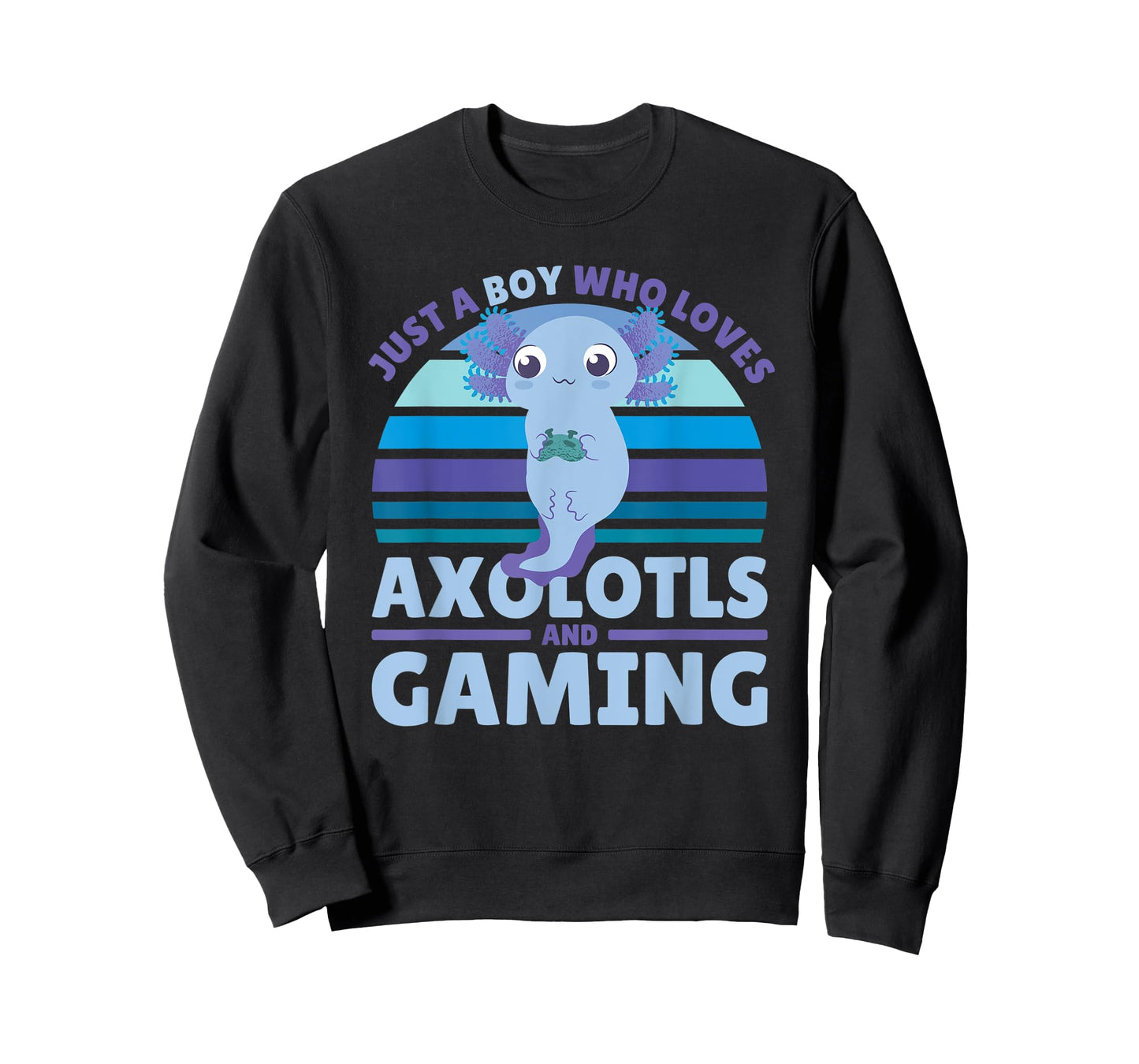 Just A Boy Who Loves Axolotls And Gaming T-Shirt