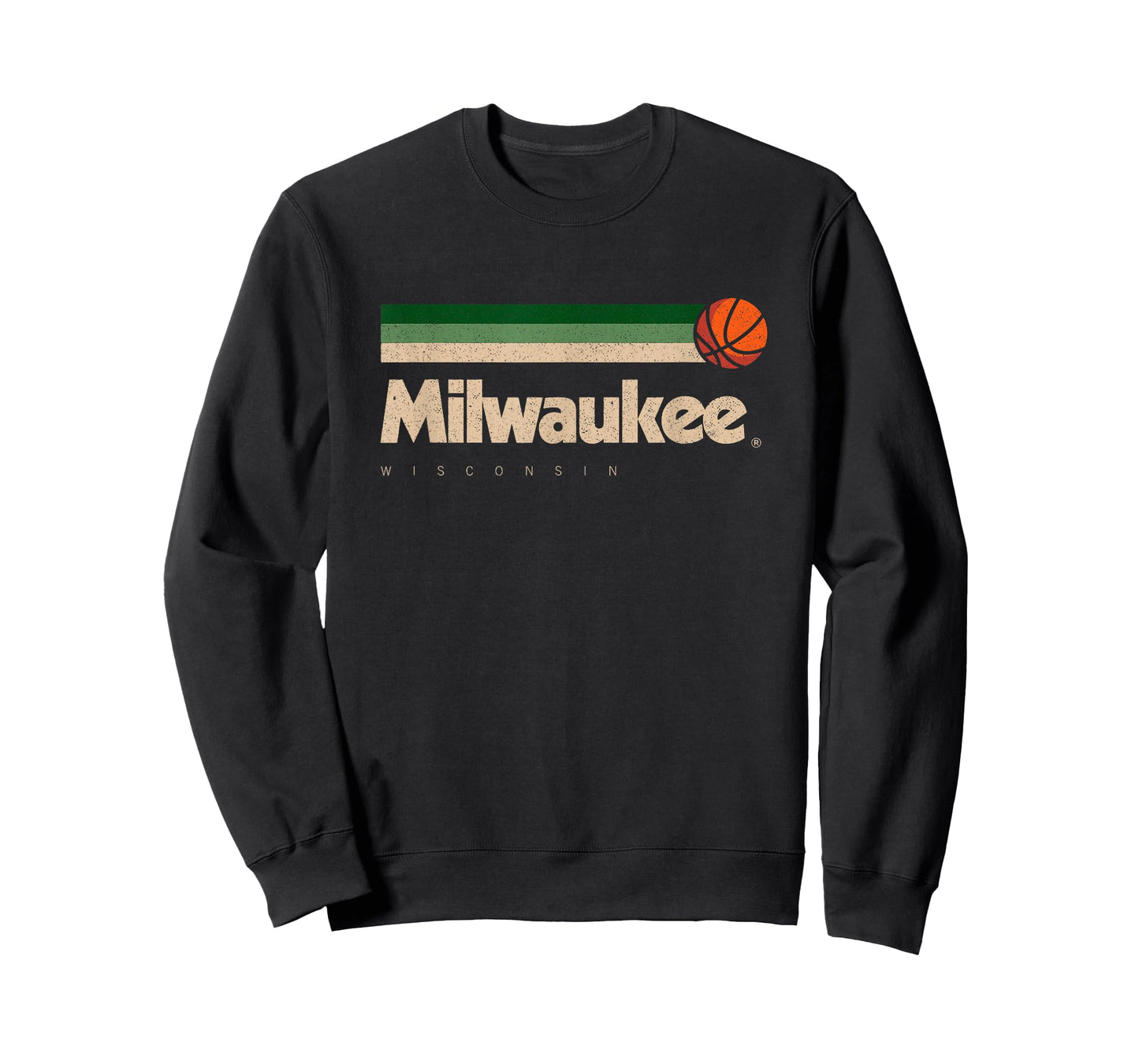 Milwaukee Basketball B-Ball City Wisconsin Retro Milwaukee T-Shirt