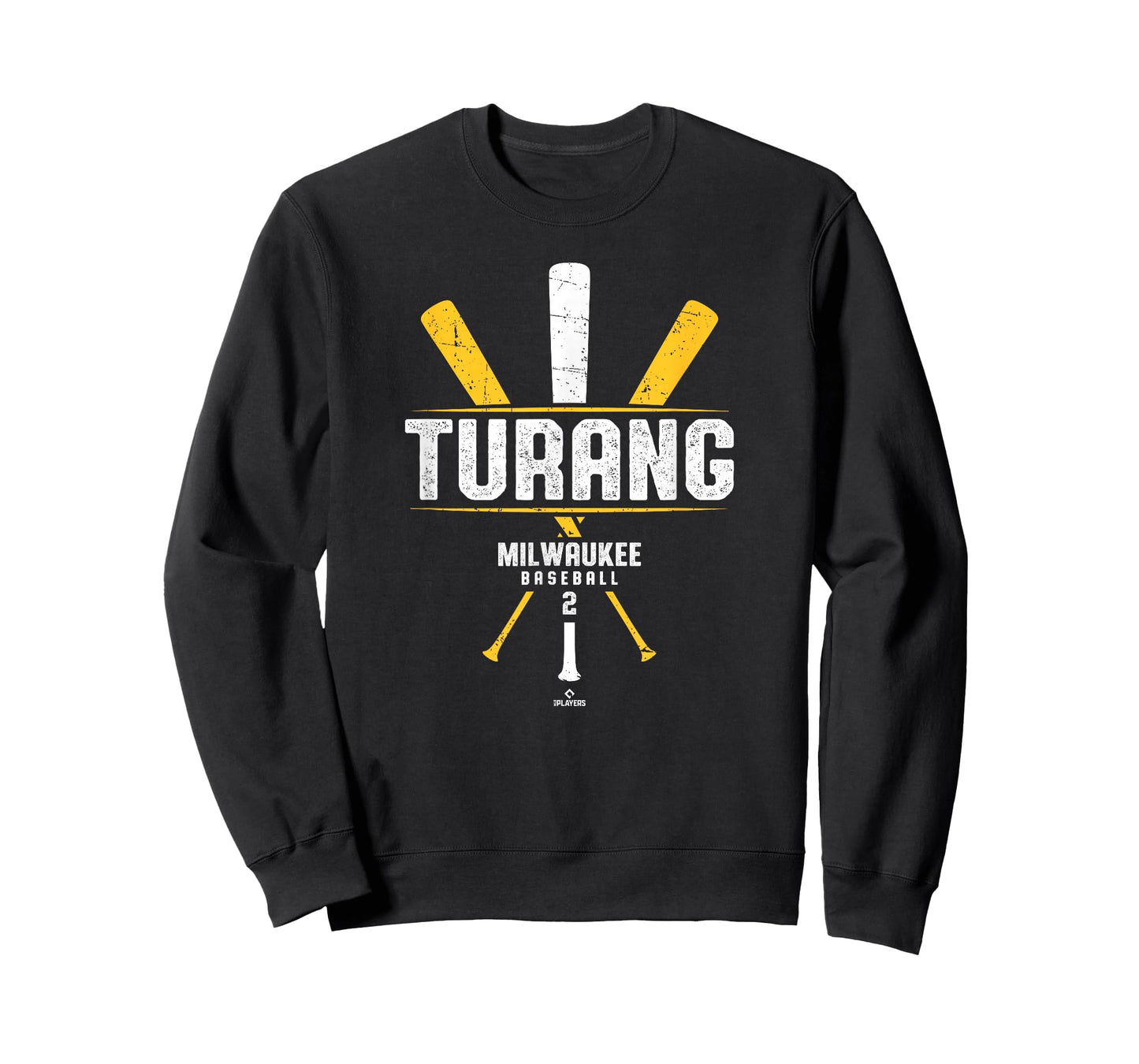 Vintage Baseball Bat Gameday Brice Turang Milwaukee Baseball T-Shirt