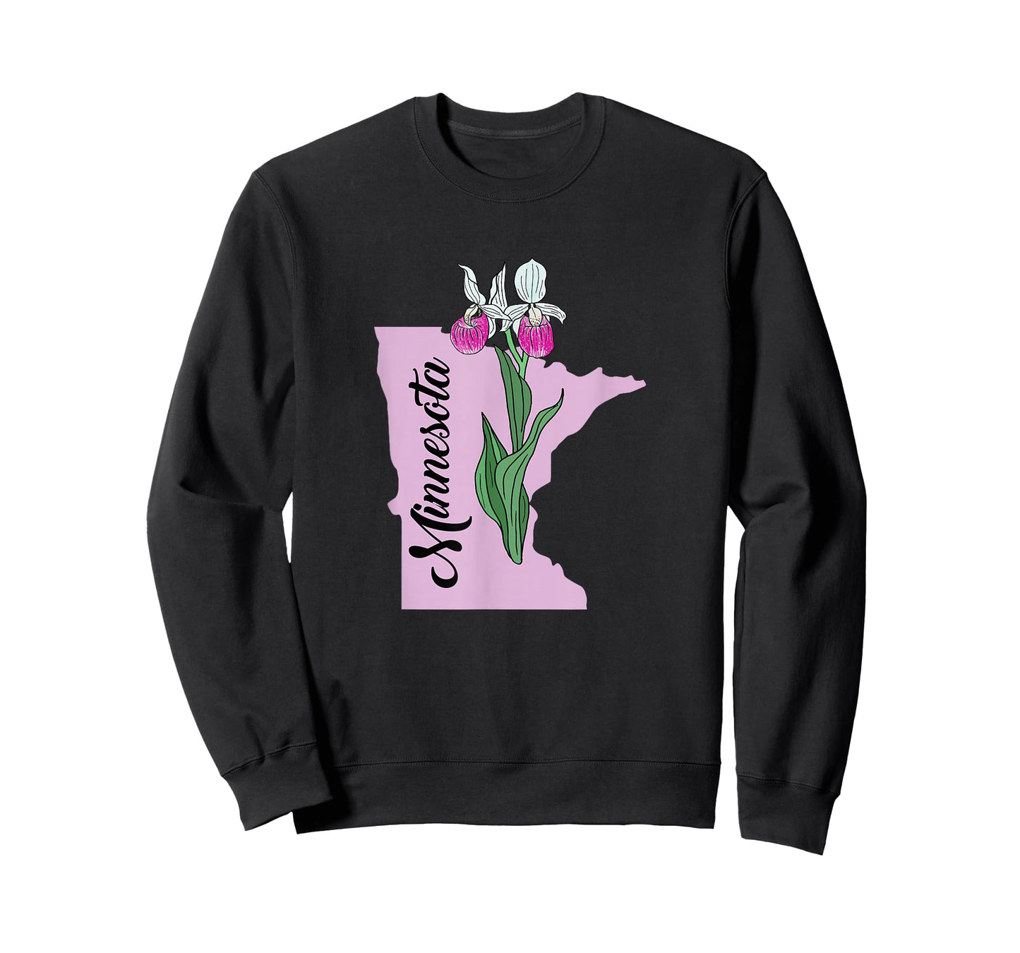 Minnesota Flower Pink Lady's Slipper T-Shirt
