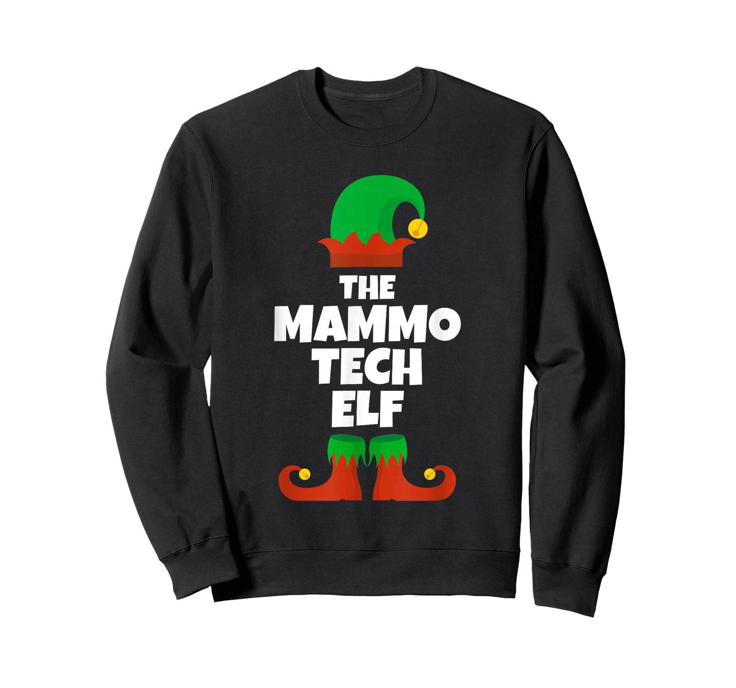 I'm The Mammo Tech Elf Family Pajama Christmas Mammography T-Shirt