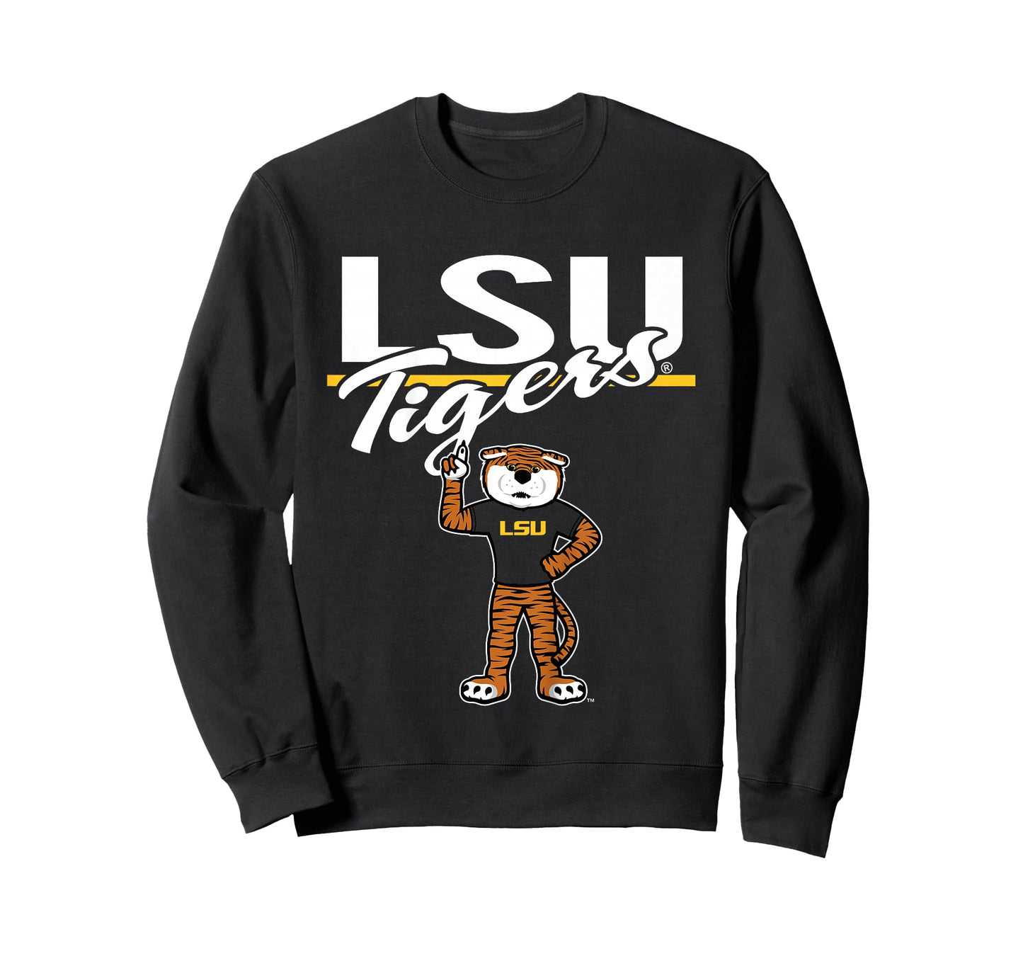 Kids LSU Tigers Kid's Mascot Purple Officially Licensed T-Shirt