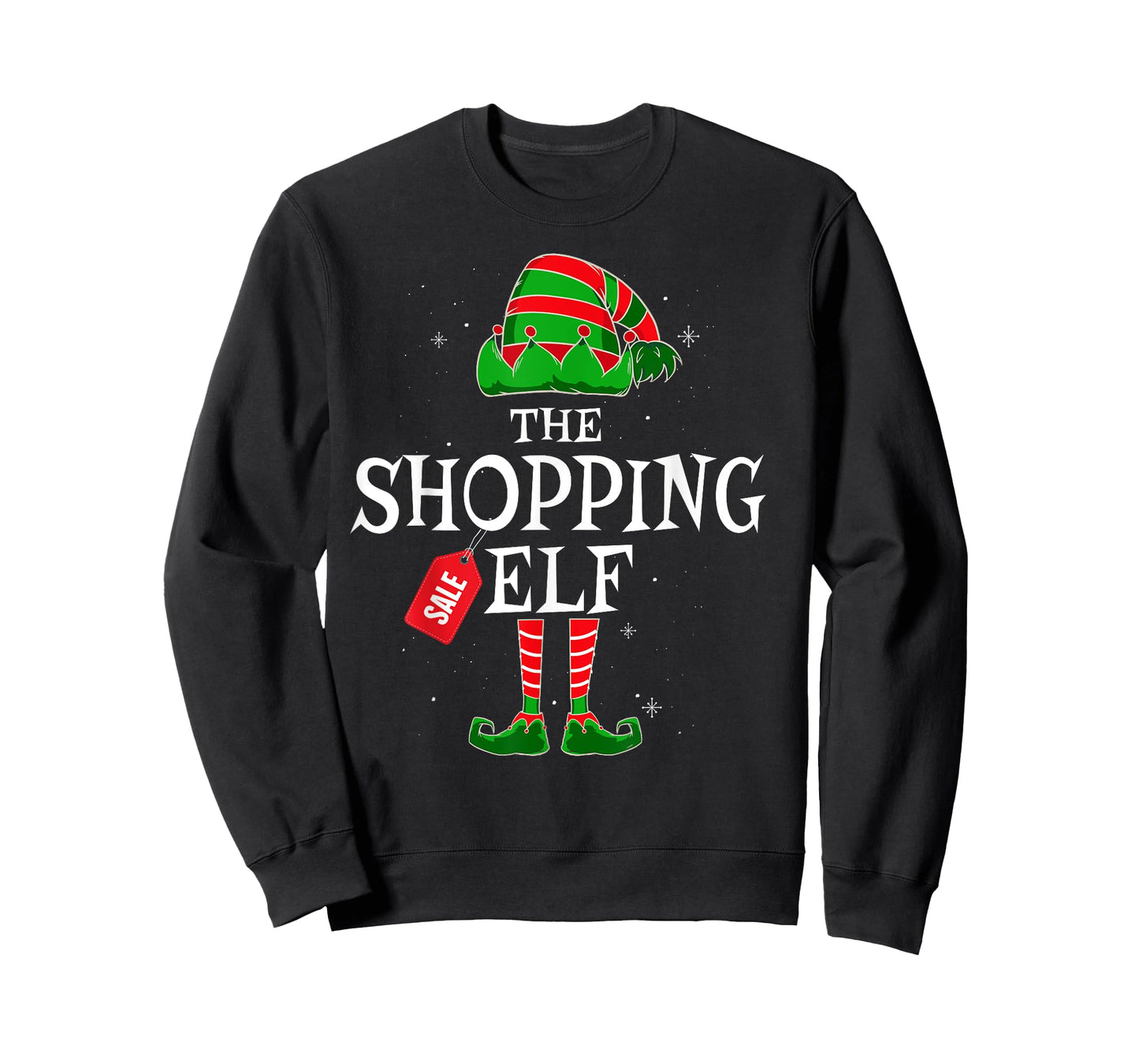 Shopping Elf Group Matching Family Christmas Holiday Funny T-Shirt