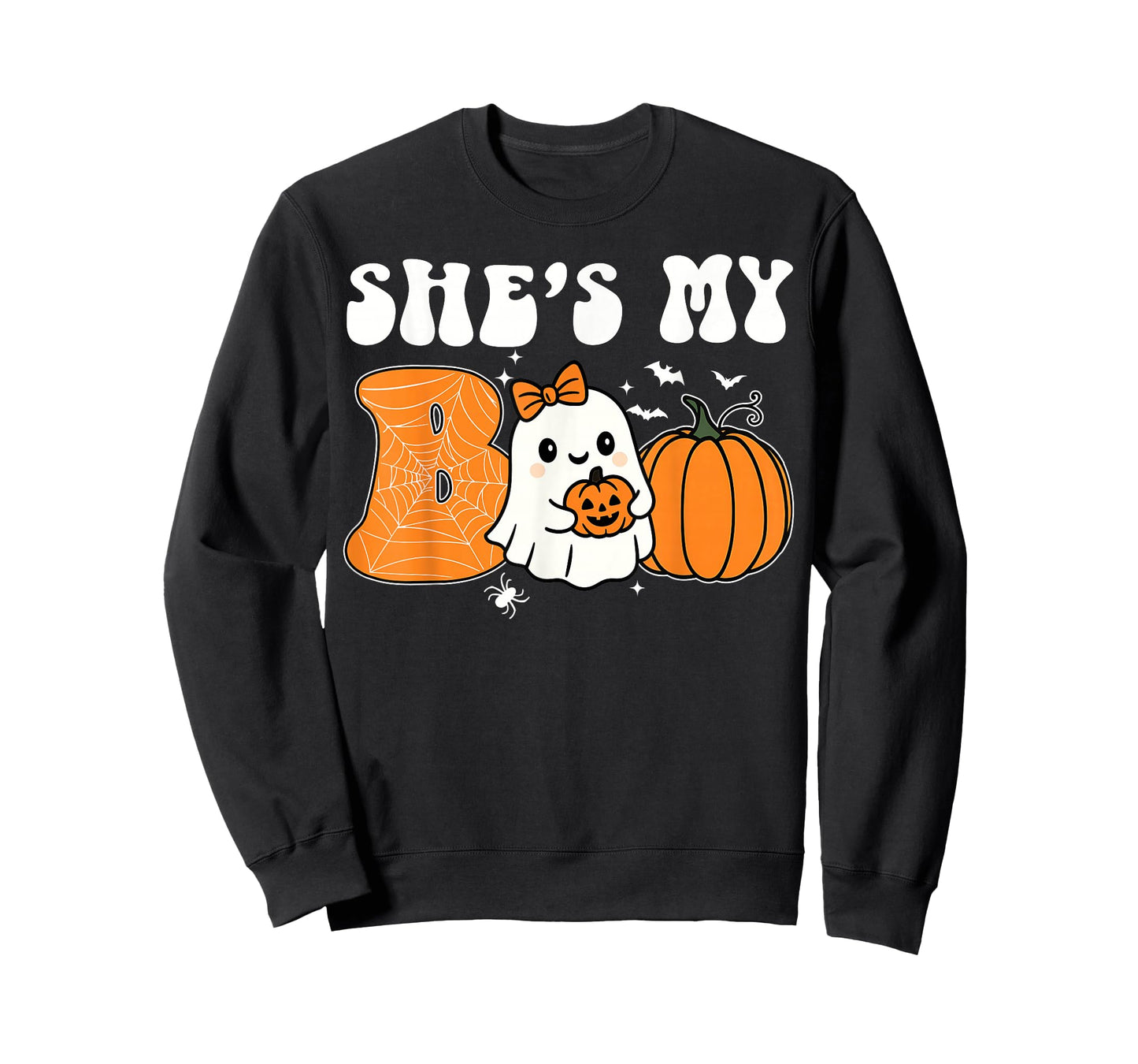 She's My Boo Funny Matching Halloween Couples He's My Boo T-Shirt