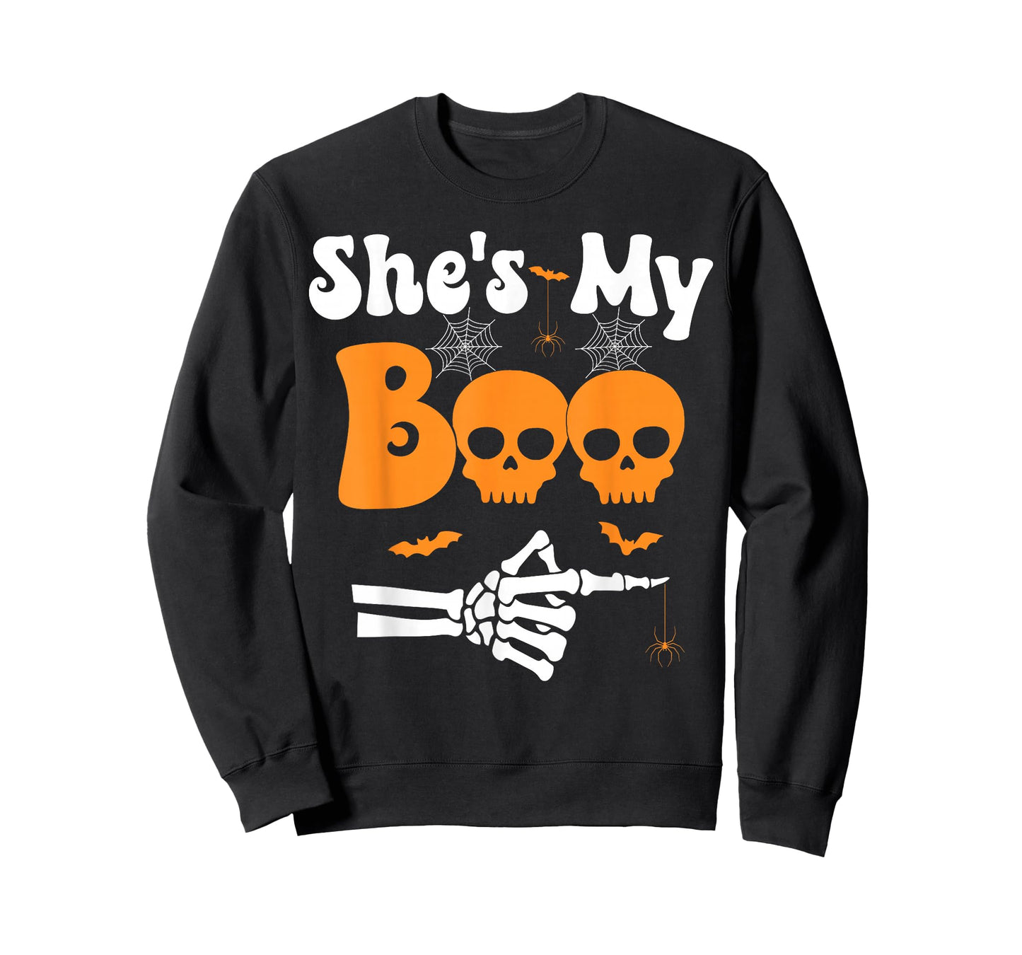 She’s My Bo Skeleton Funny Couples Matching Halloween Couple T-Shirt