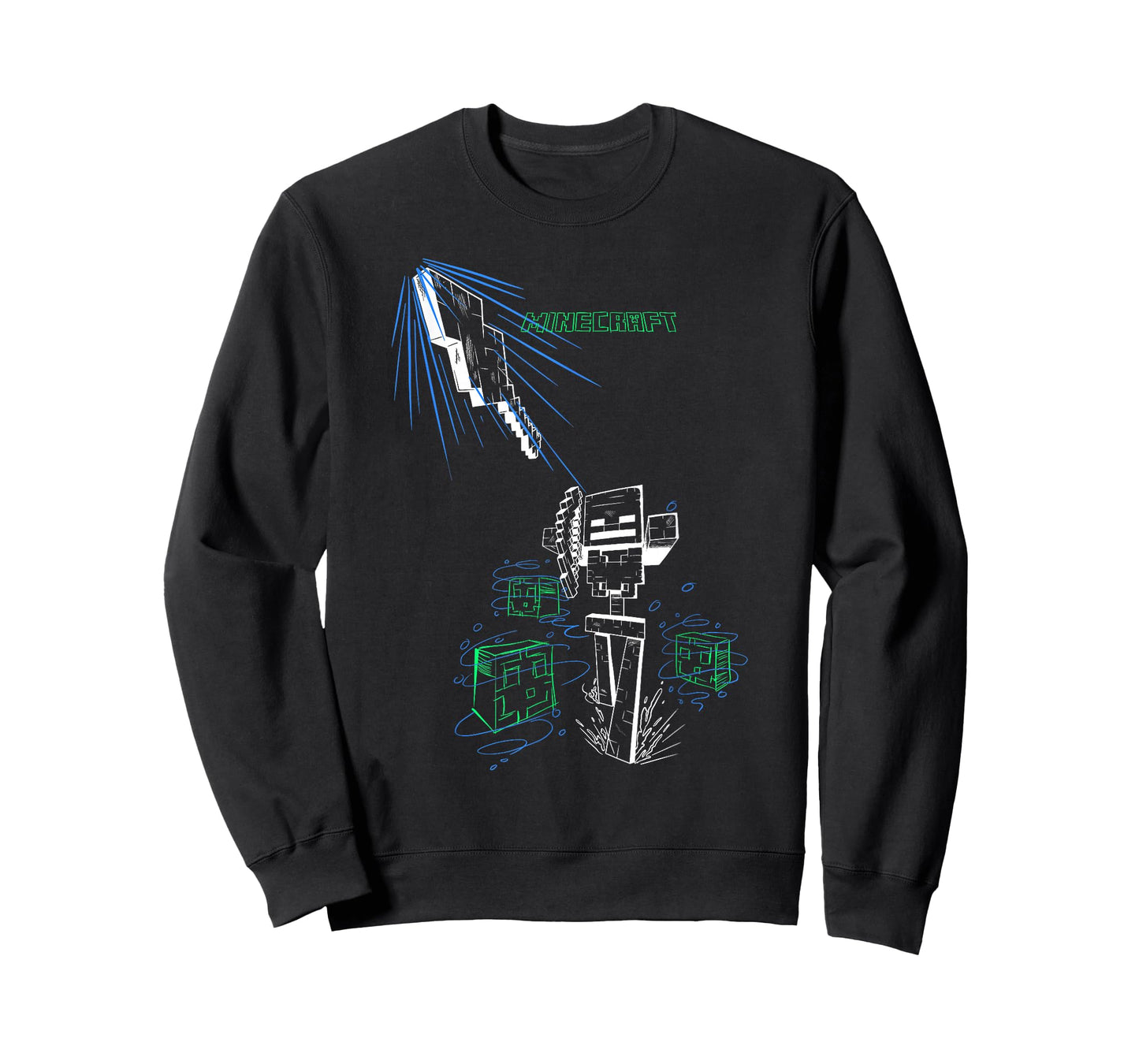 Minecraft Skeleton Arrow Shot Logo T-Shirt